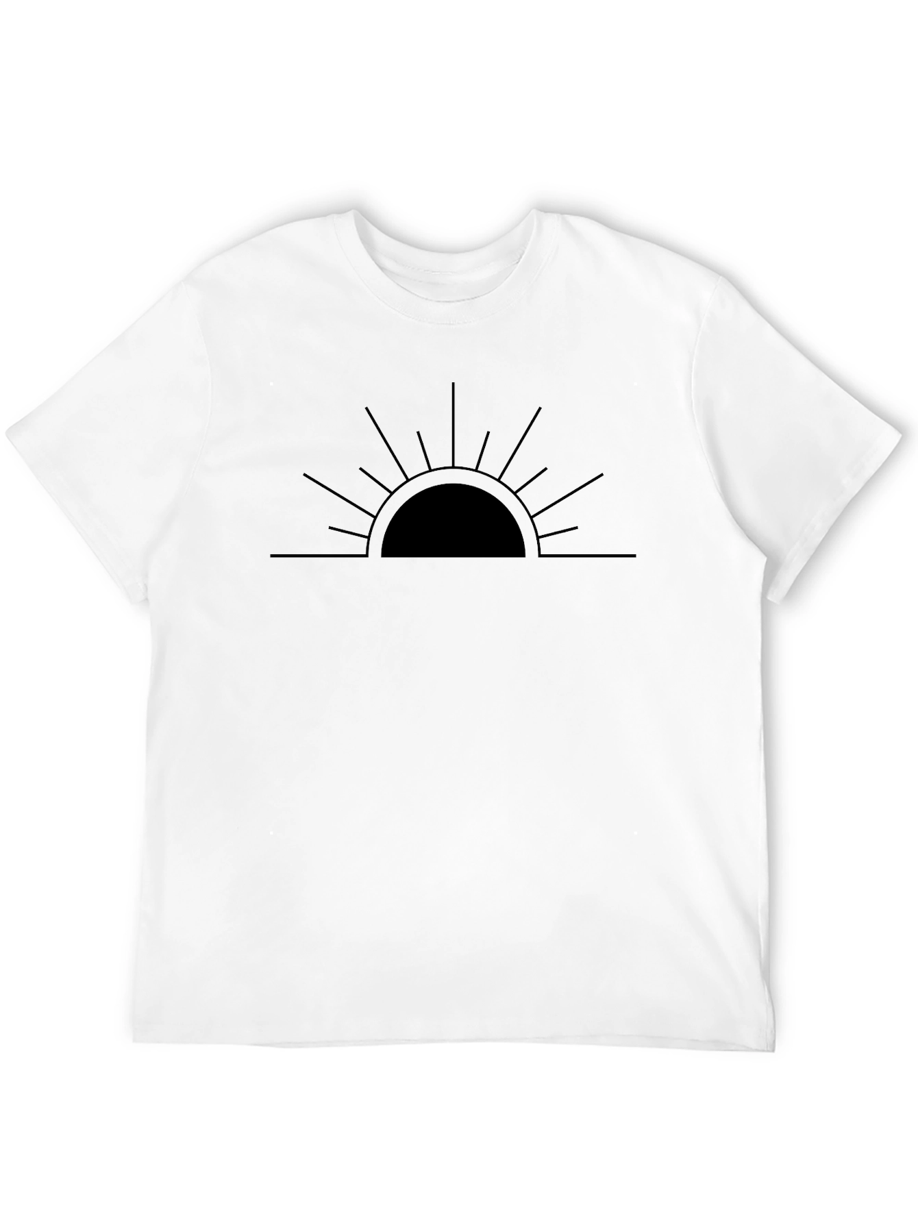 Sunrise Graphic Tee - Minimalist Design
