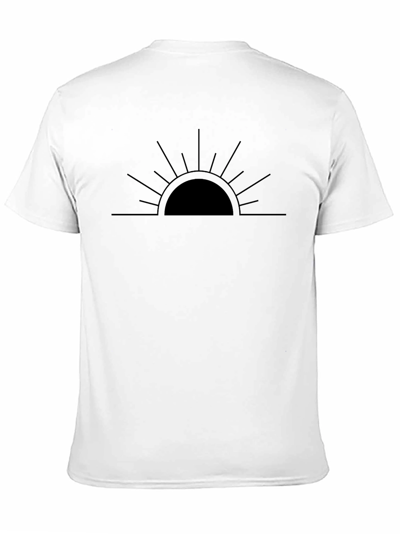 Sunrise Graphic Tee - Minimalist Design
