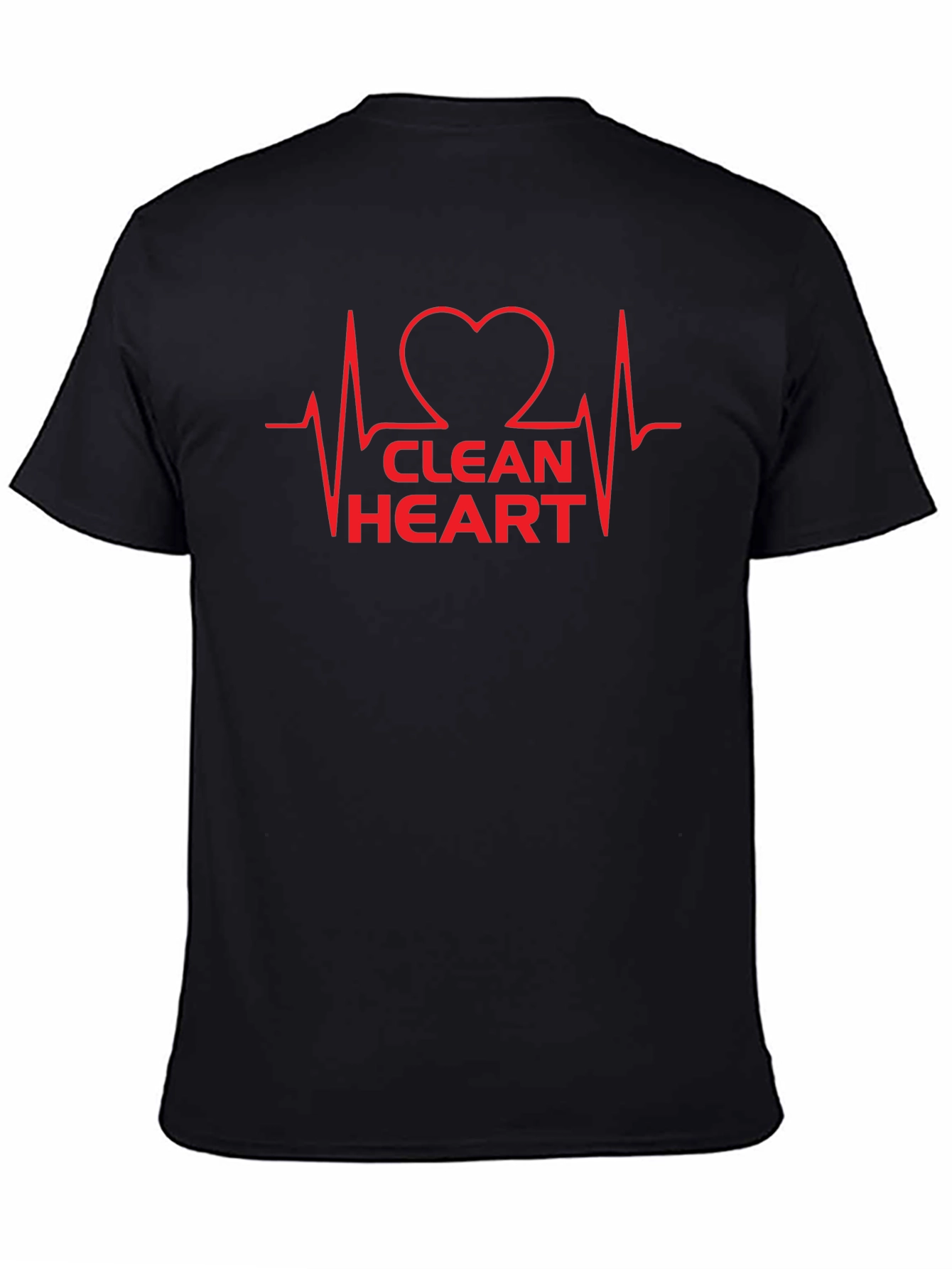 Clean Heart T-Shirt - Red Graphic Tee