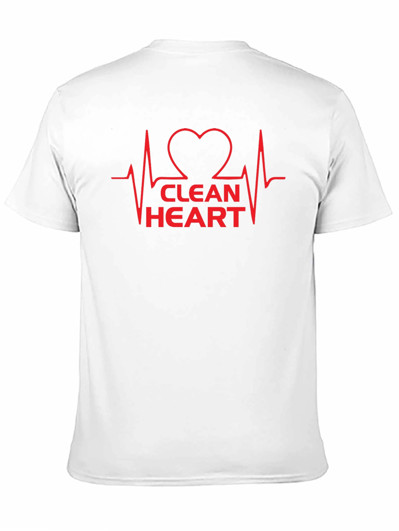 Clean Heart T-Shirt - Red Graphic Tee