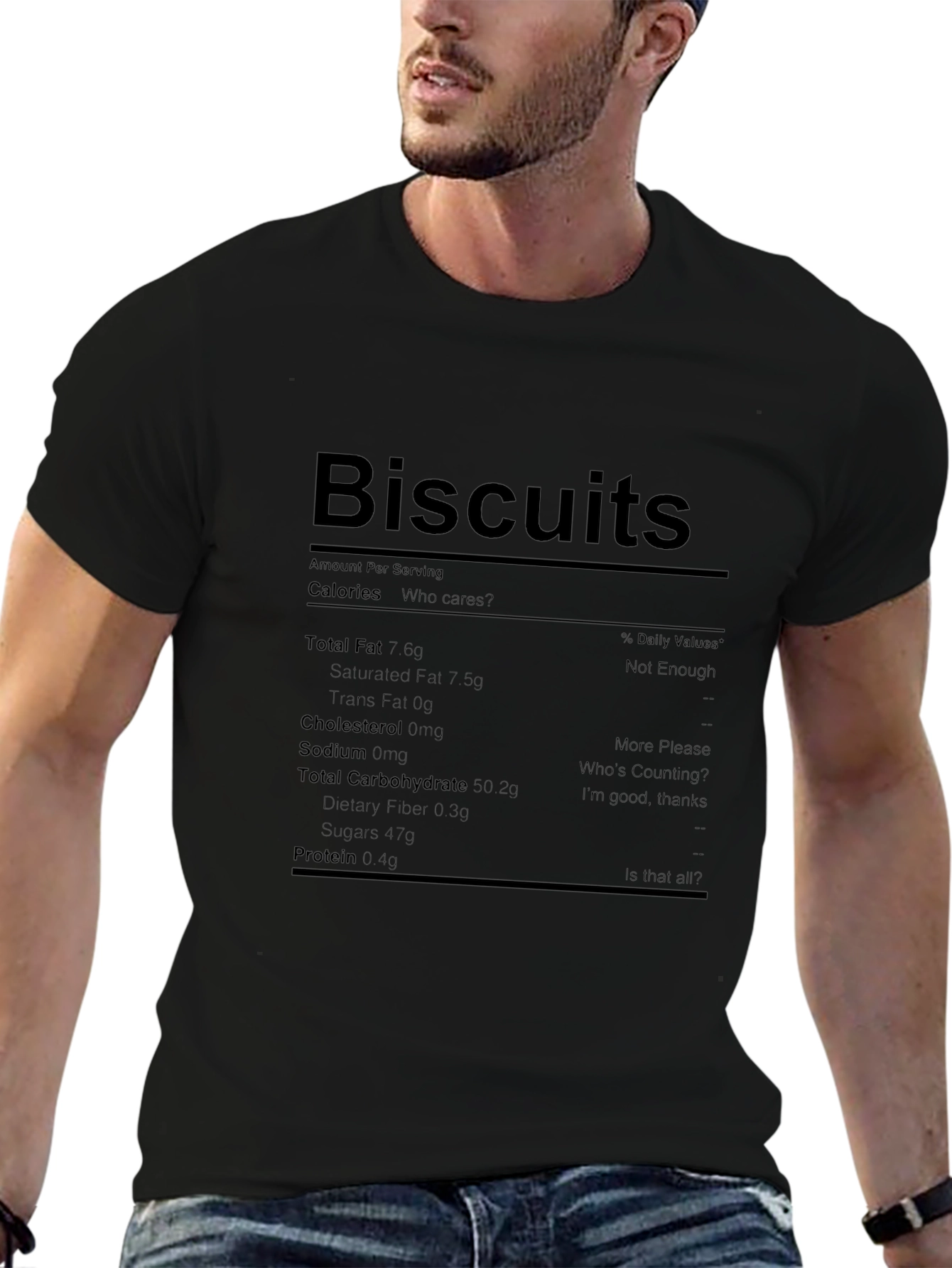 Biscuits Nutrition Facts Novelty T-Shirt