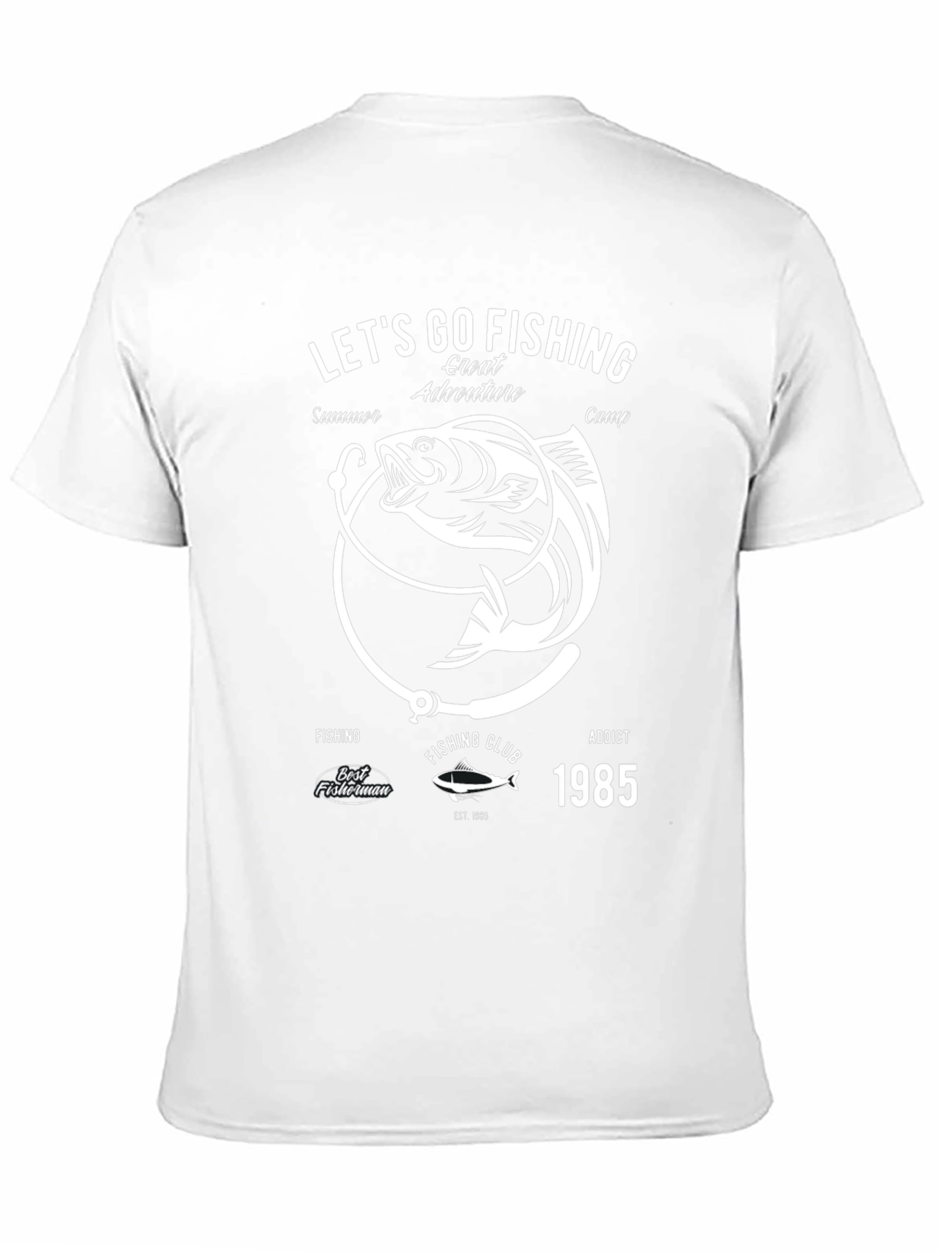 Lets Go Fishing Graphic T-Shirt