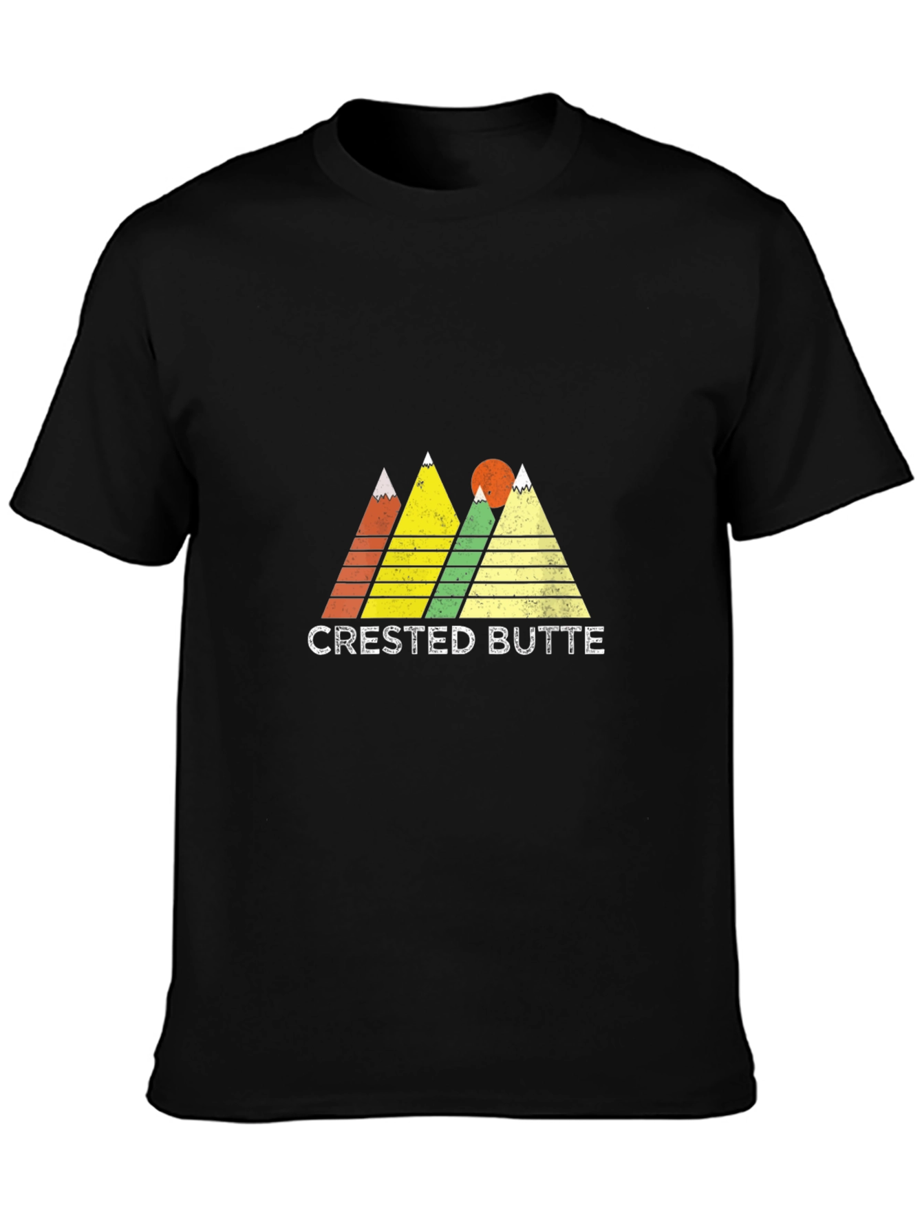 Crested Butte Mountain Graphic Tee - Black