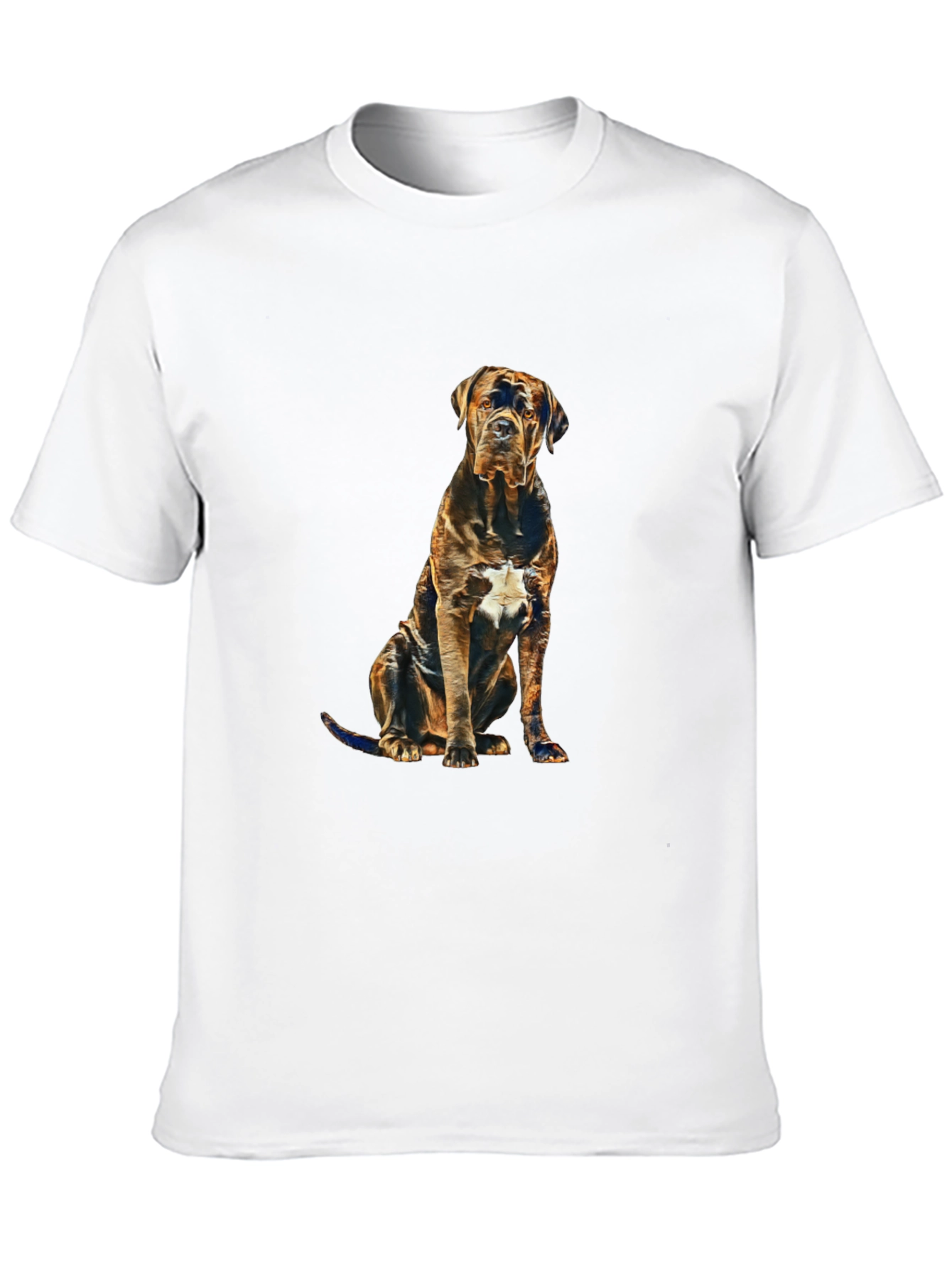 Dog Graphic Black T-Shirt for Men