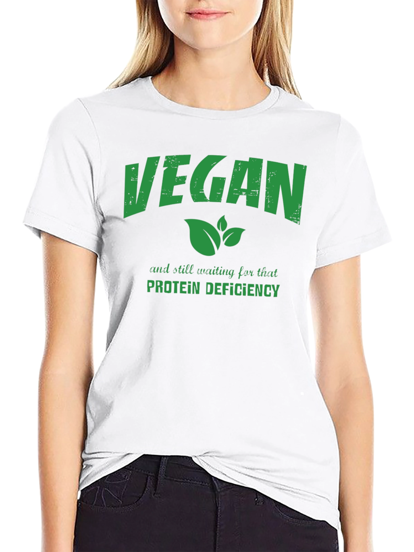 Vegan Protein Deficiency T-Shirt Funny Vegan Gift