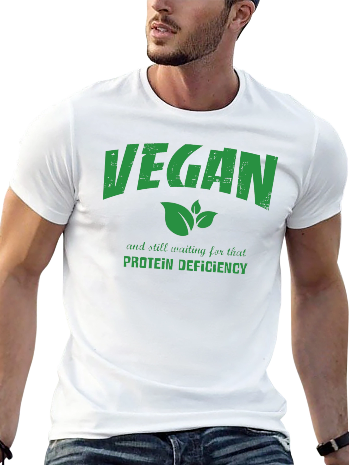 Vegan Protein Deficiency T-Shirt Funny Vegan Gift