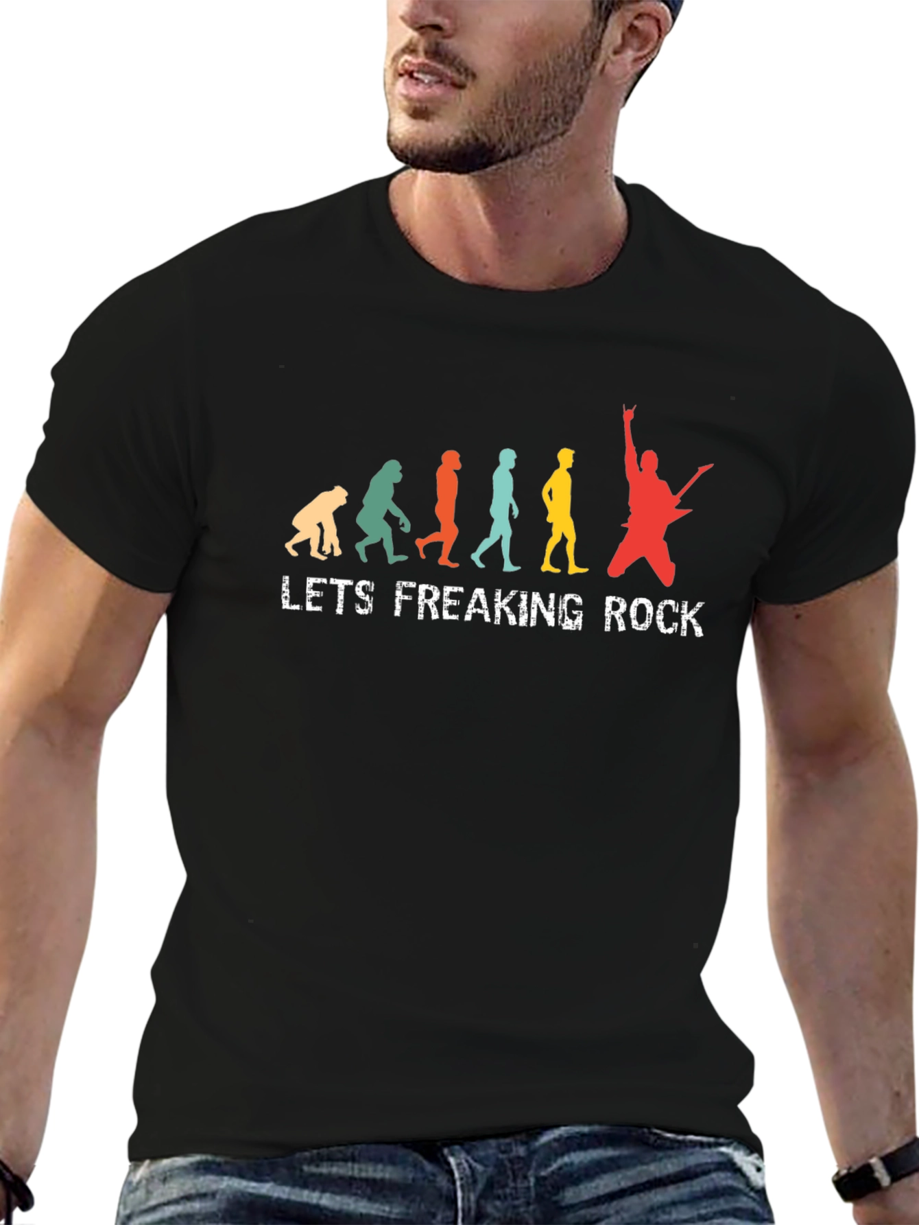 Rock Evolution Graphic T-Shirt