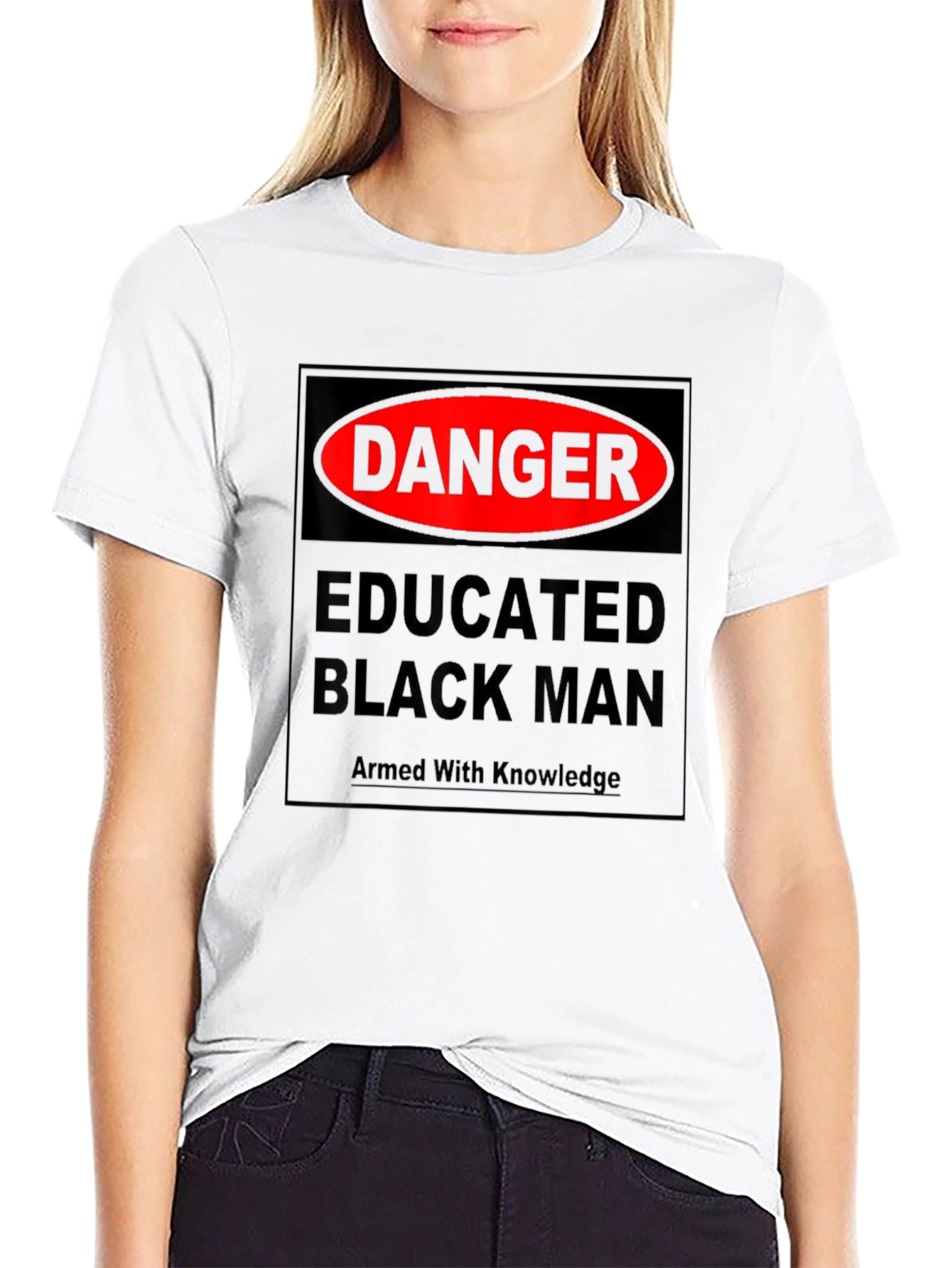 Danger Educated Black Man Armed With Knowledge T-Shirt