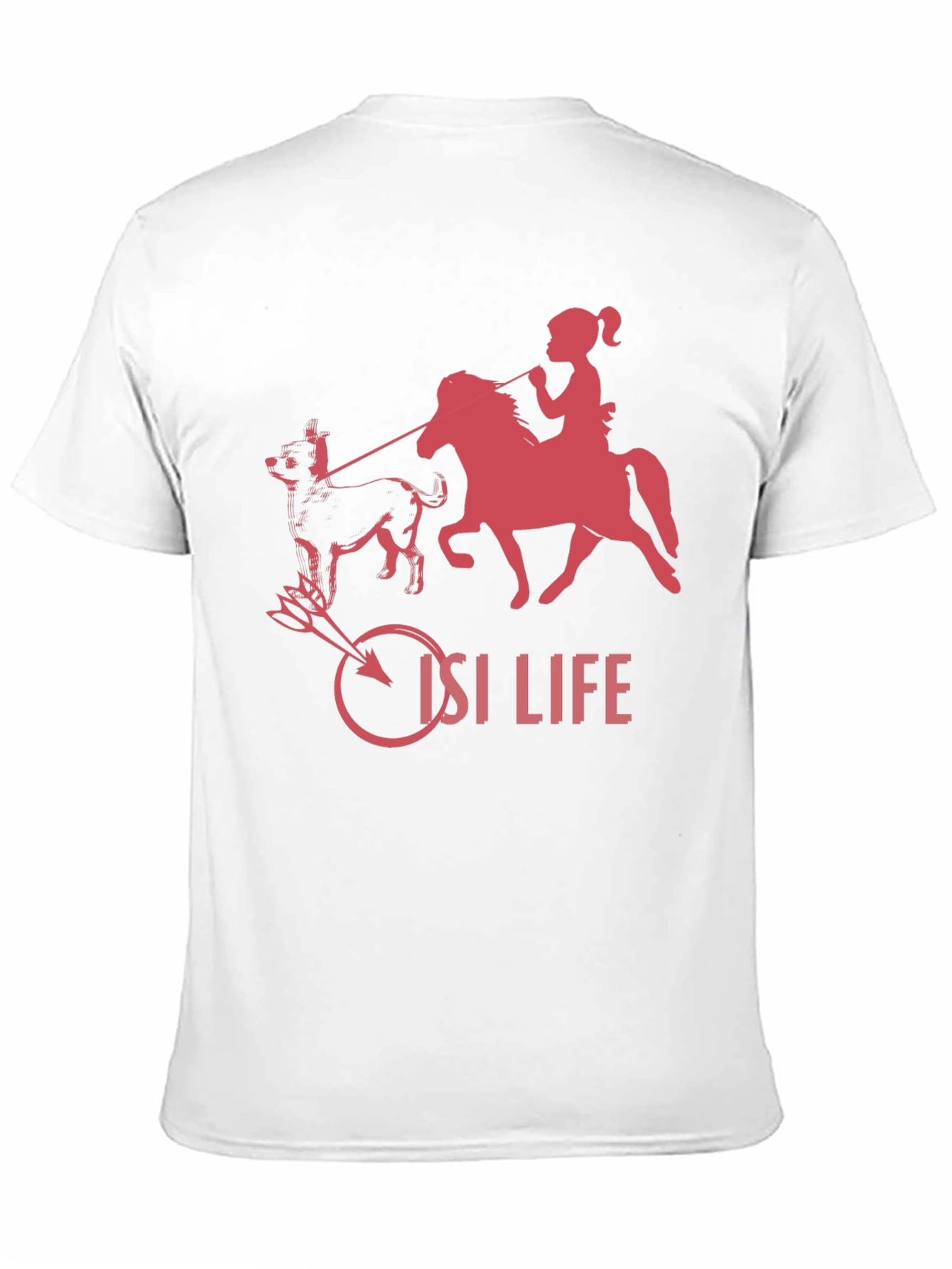 ISI Life Graphic Tee - Black Cotton Blend T-Shirt