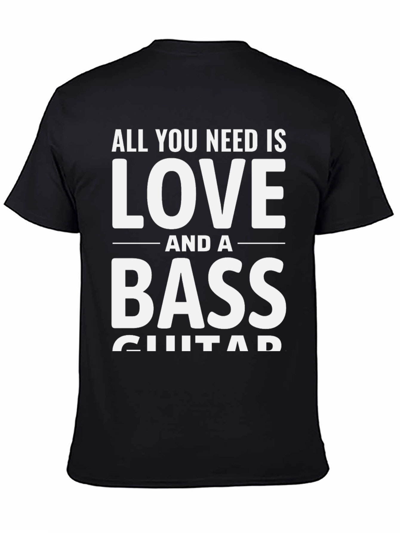 Bass Guitar Love Graphic Tee