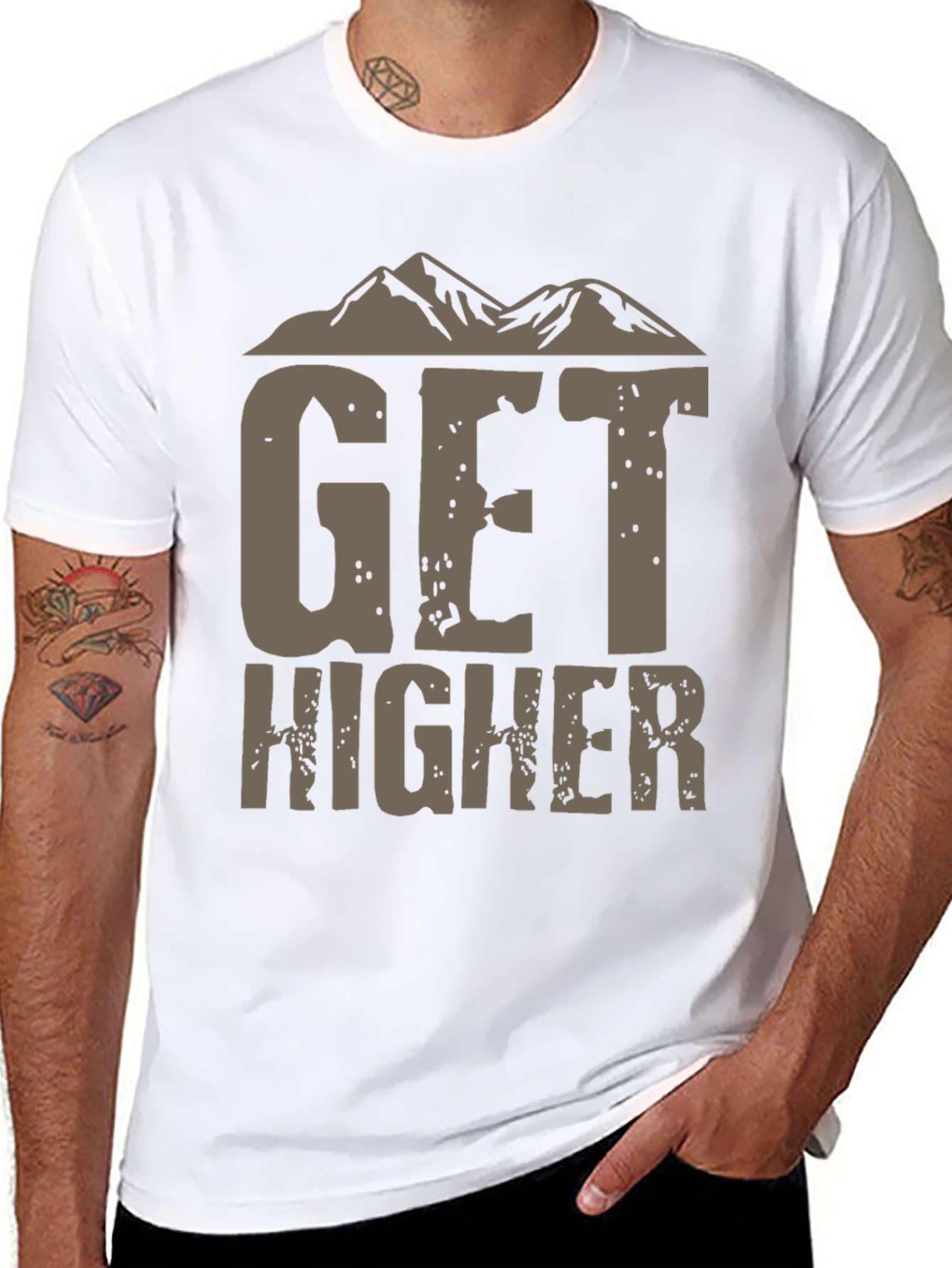 Get Higher Mountain T-Shirt - Adventure Tee