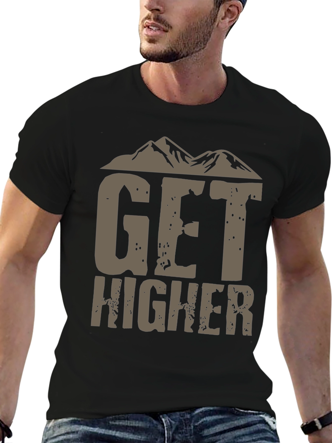 Get Higher Mountain T-Shirt - Adventure Tee