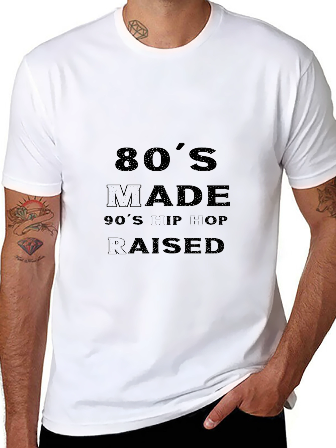80s Made 90s Hip Hop Raised Tee