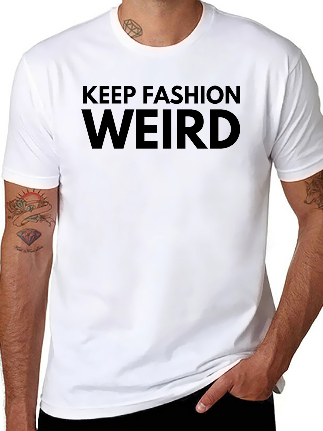 Keep Fashion Weird Black T-Shirt