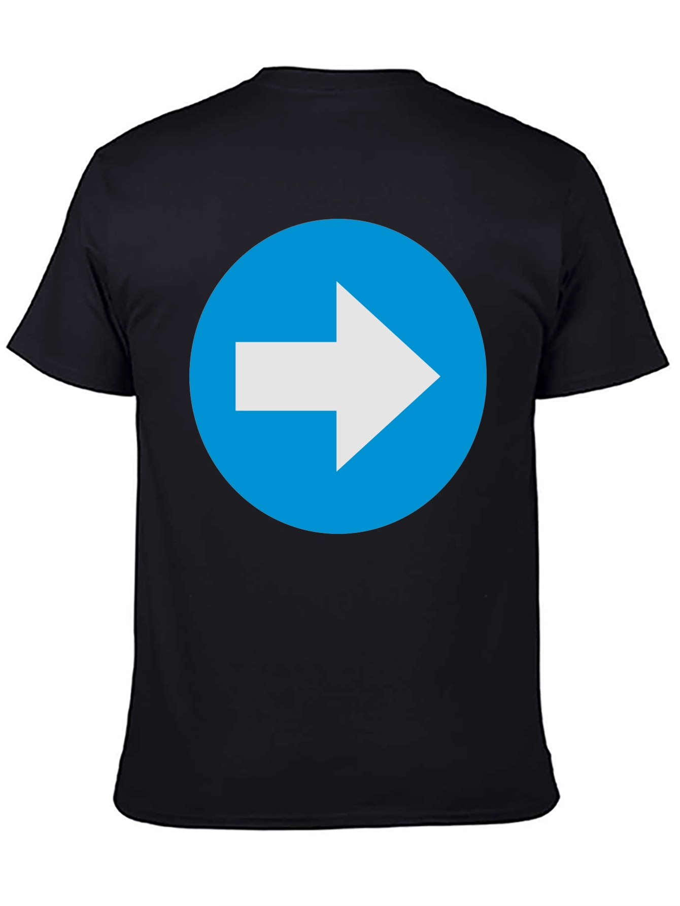 Right Arrow T-Shirt - Blue Directional Tee