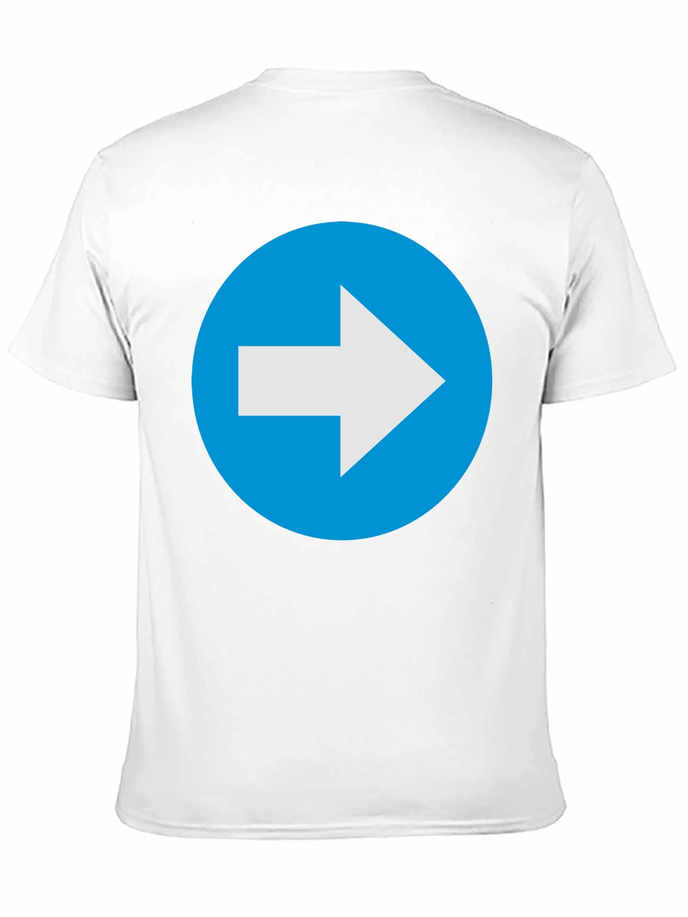 Right Arrow T-Shirt - Blue Directional Tee