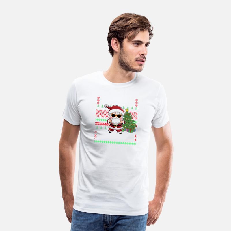 Ugly Christmas Sweater Design K-Pop Santa