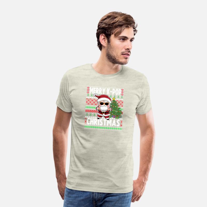 Ugly Christmas Sweater Design K-Pop Santa