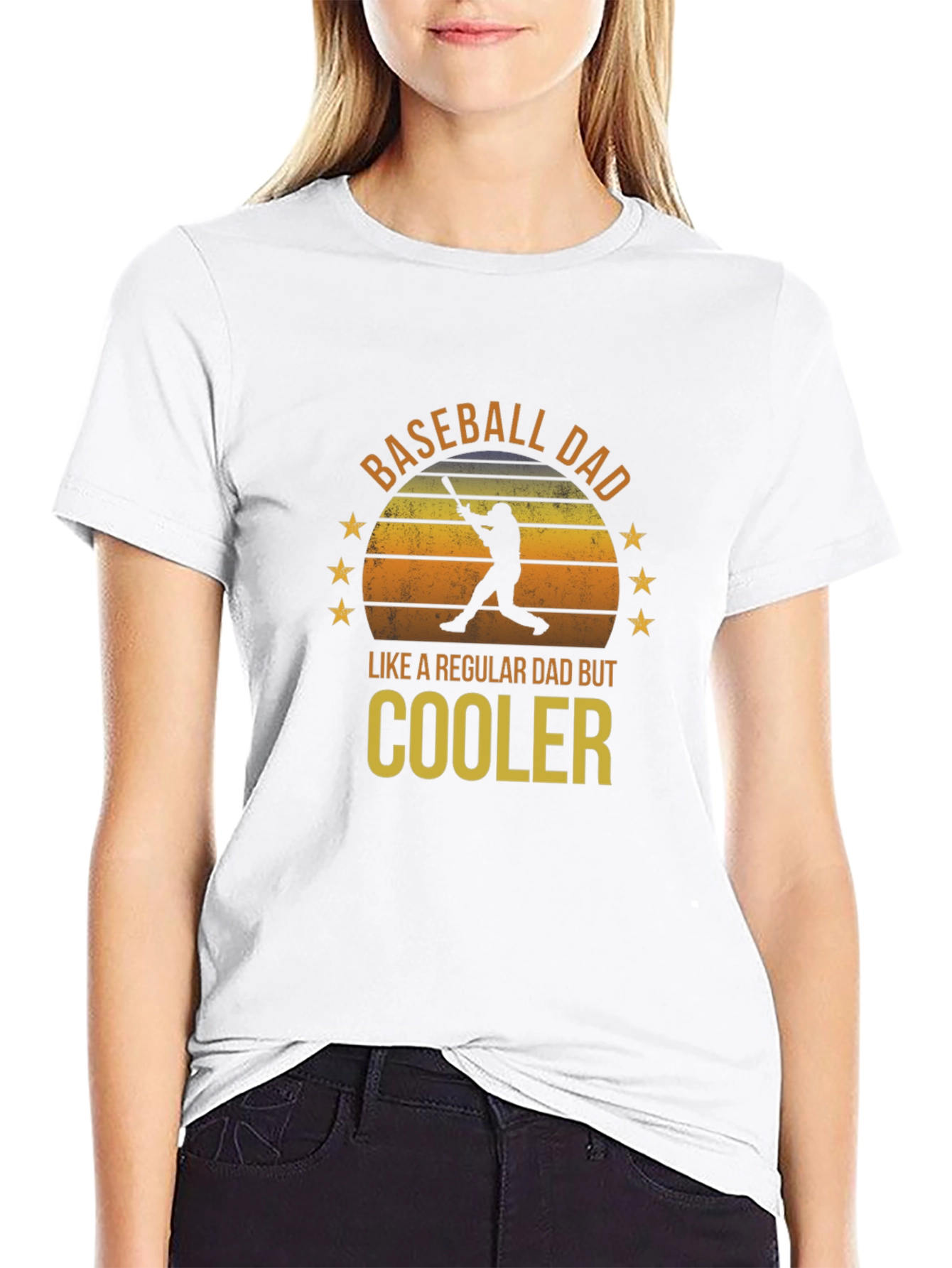 Baseball Dad T-Shirt - Cooler Than Regular Dads!