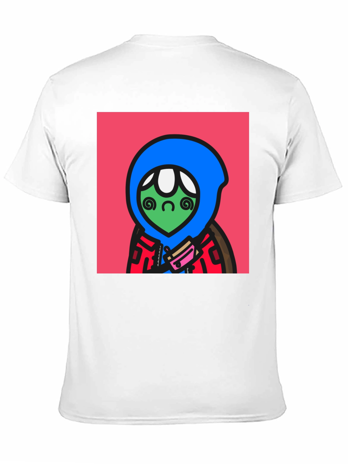 Funky Alien Graphic Tee - Black