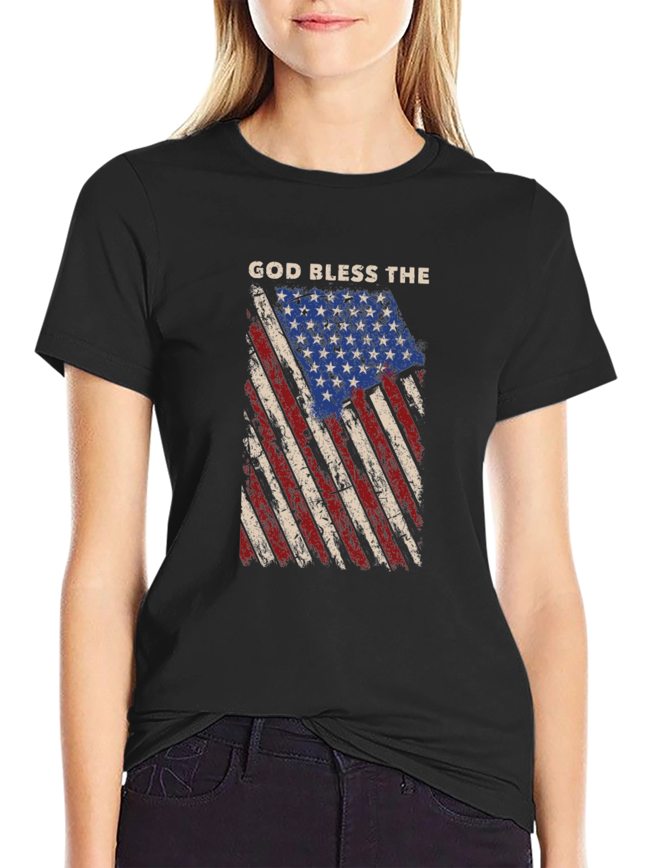 God Bless The USA Patriotic T-Shirt