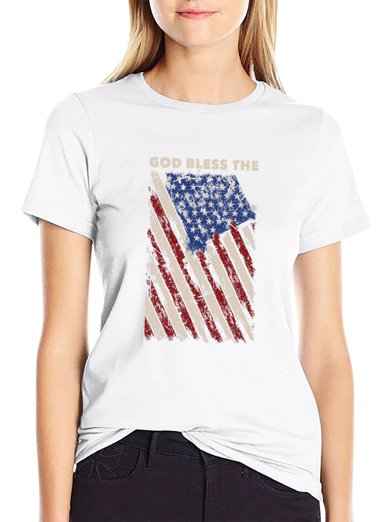 God Bless The USA Patriotic T-Shirt