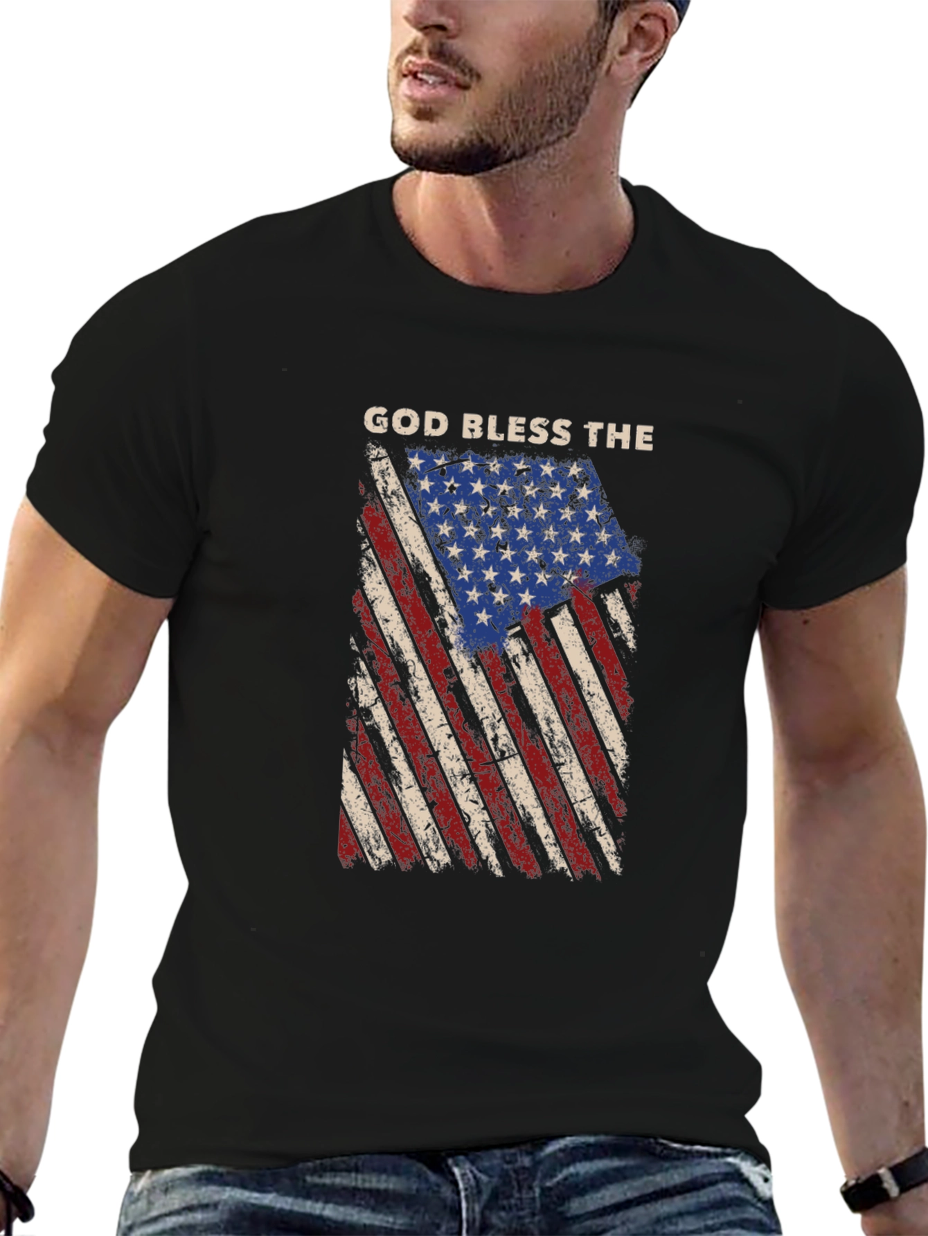 God Bless The USA Patriotic T-Shirt
