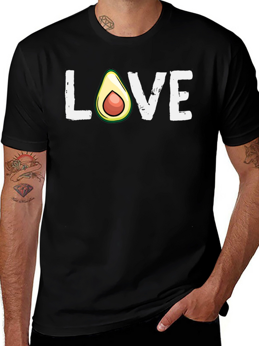 Avocado Love Graphic Tee - Trendy Unisex T-Shirt