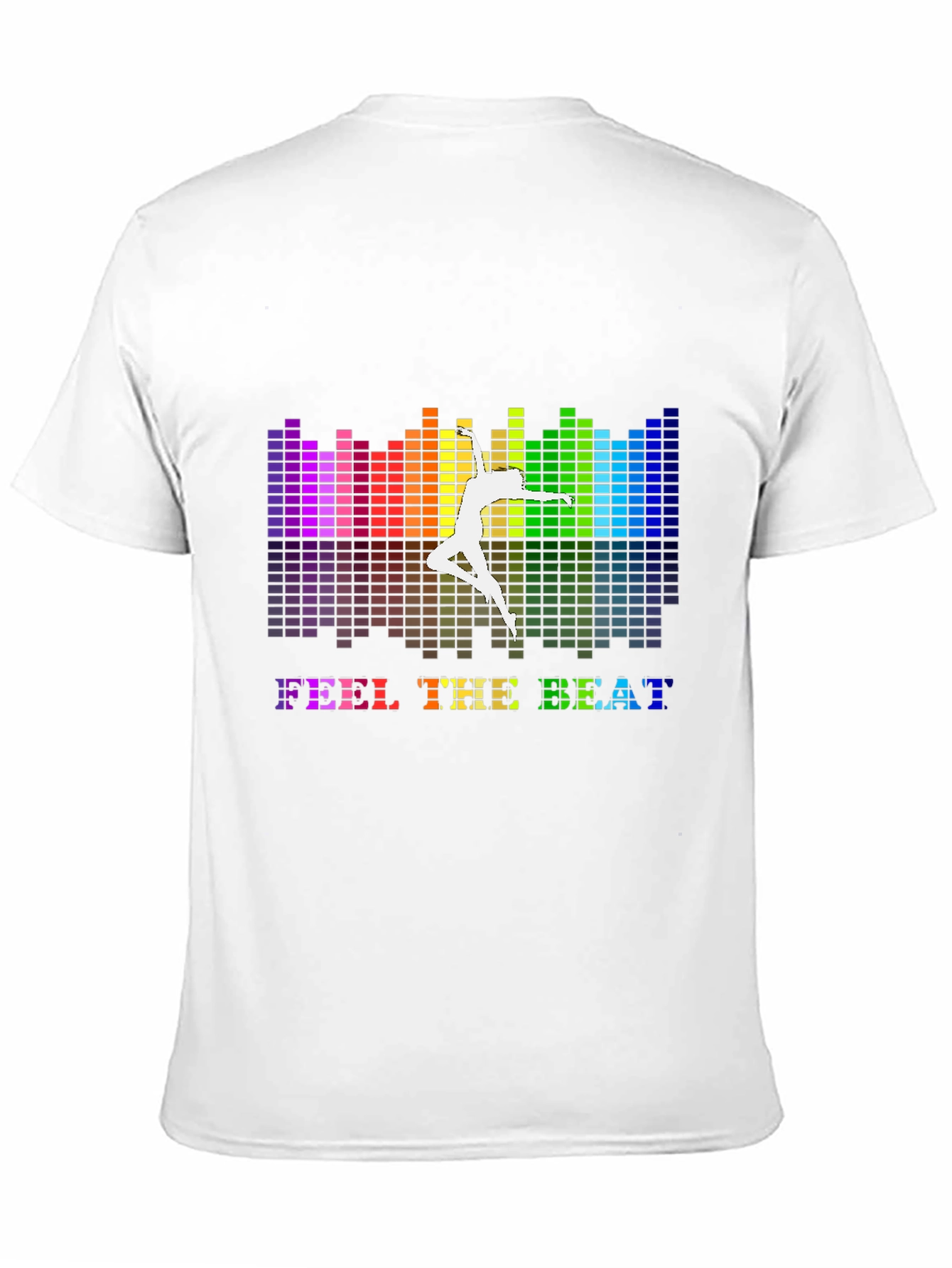 Feel The Beat Graphic T-Shirt - Black