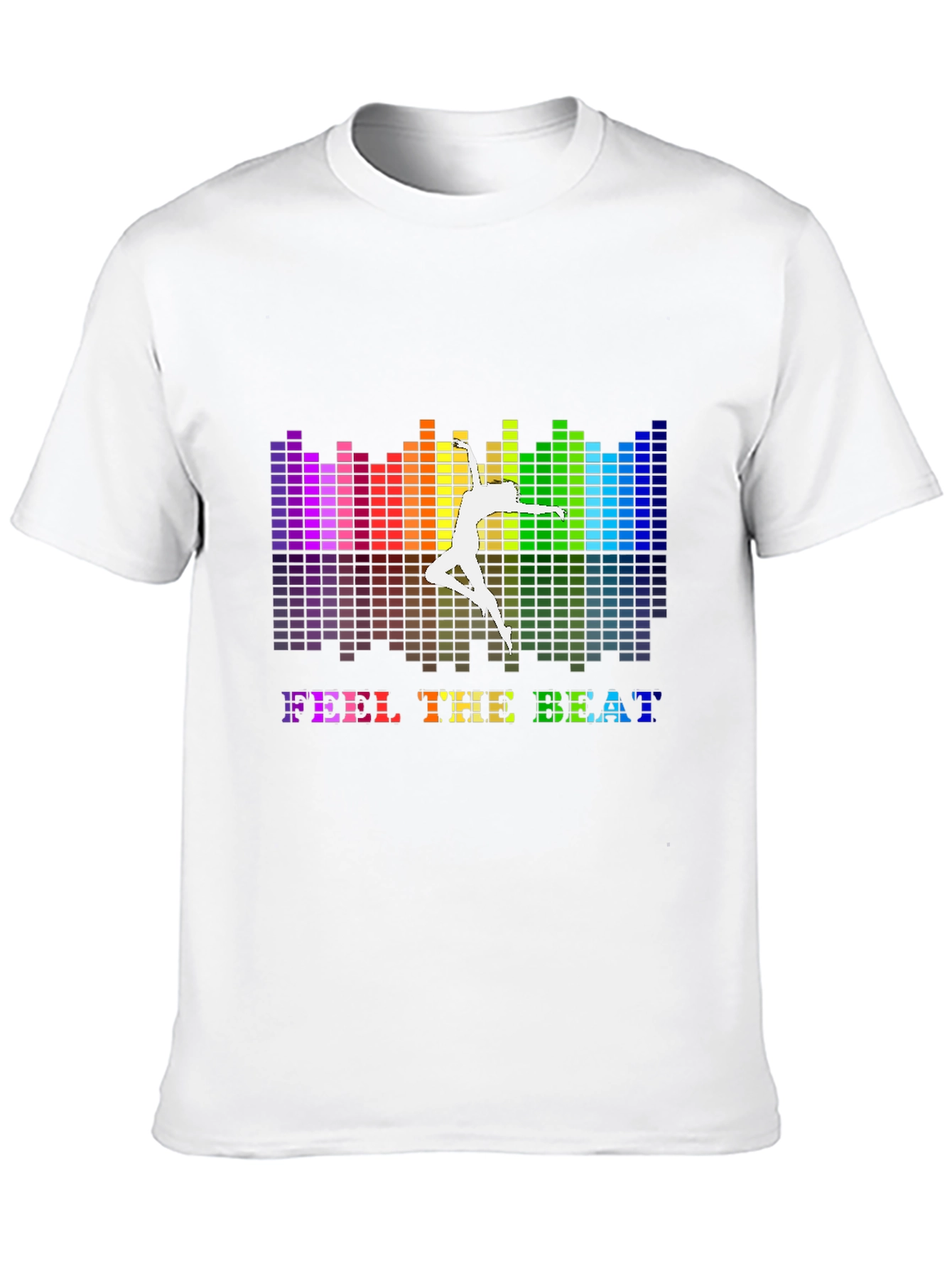 Feel The Beat Graphic T-Shirt - Black