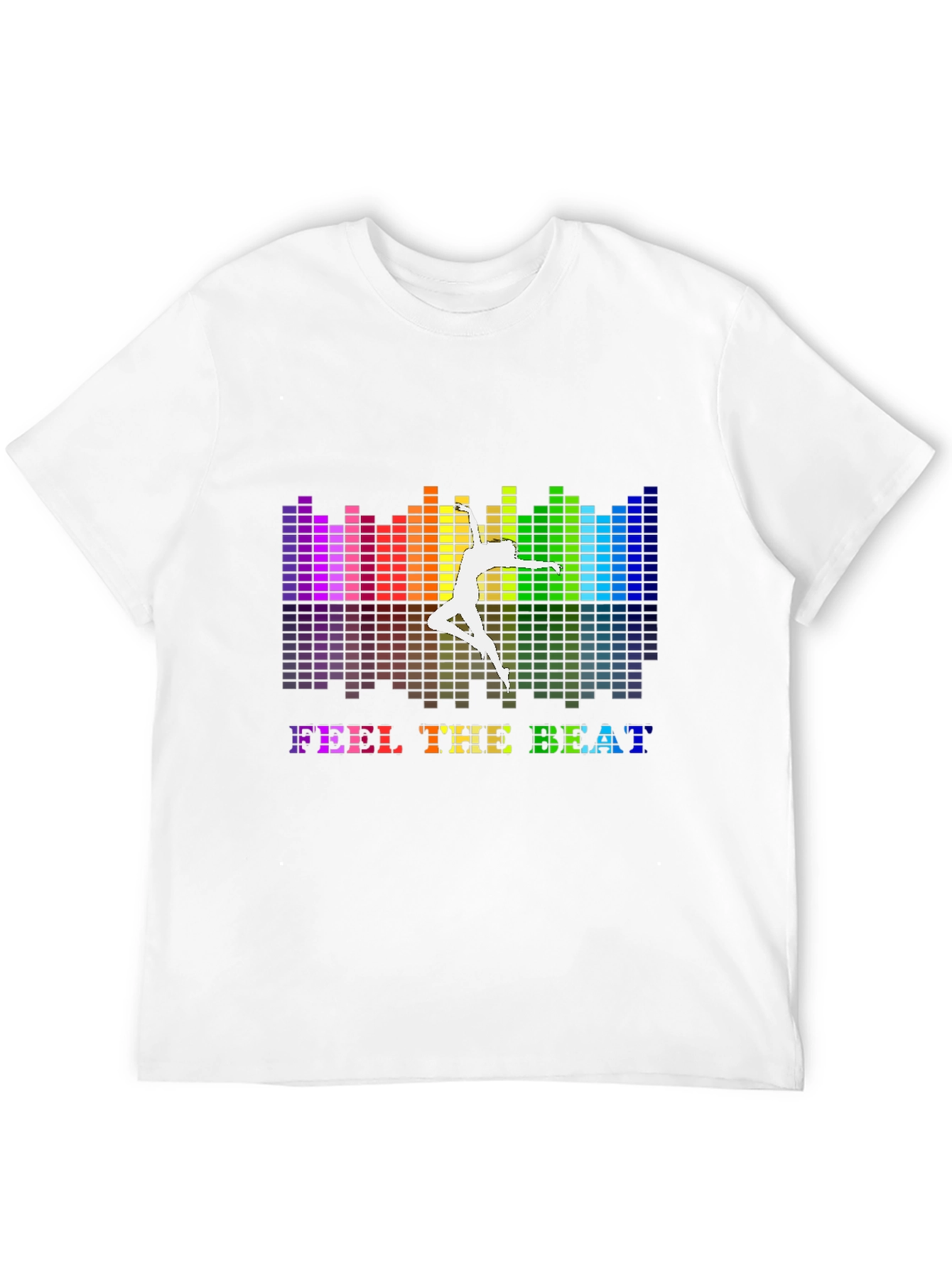 Feel The Beat Graphic T-Shirt - Black