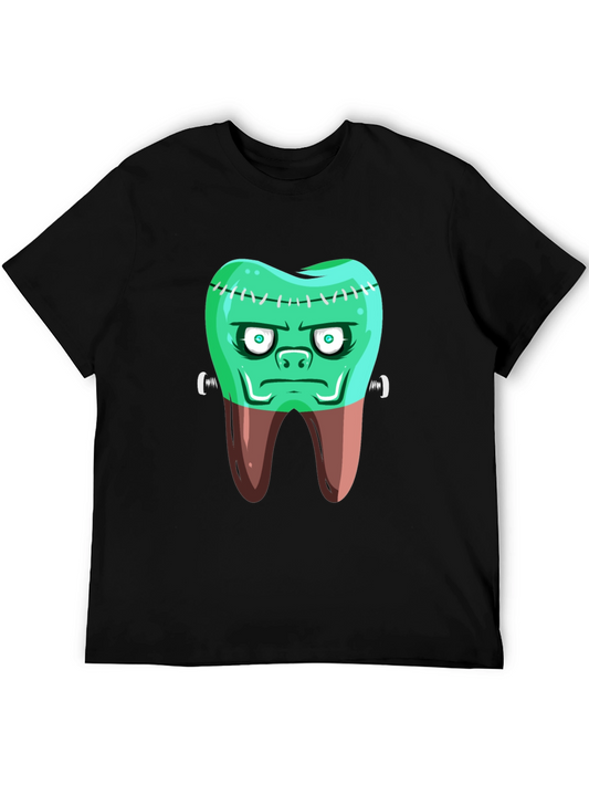 Frankenstein Tooth Graphic T-Shirt