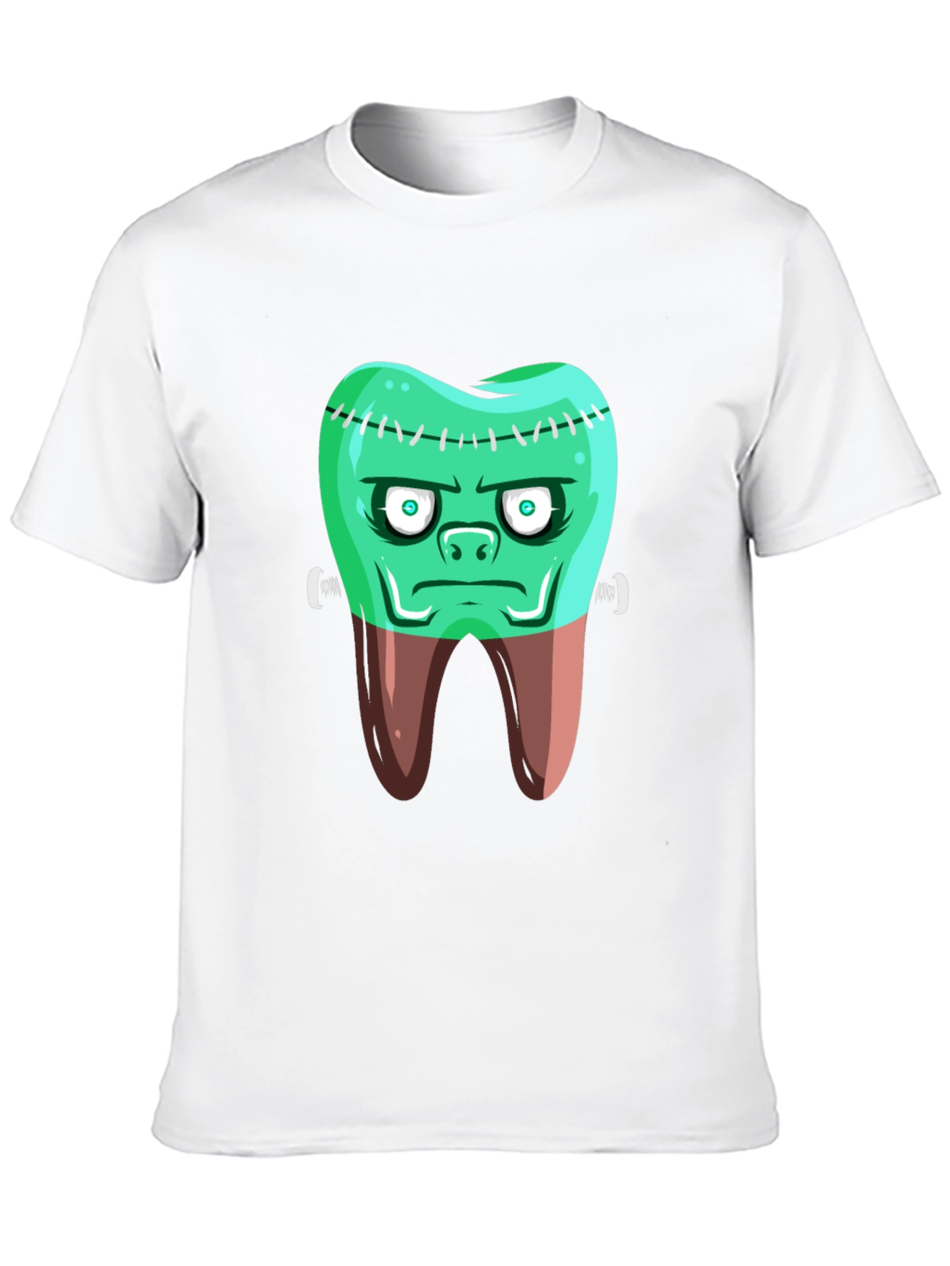 Frankenstein Tooth Graphic T-Shirt
