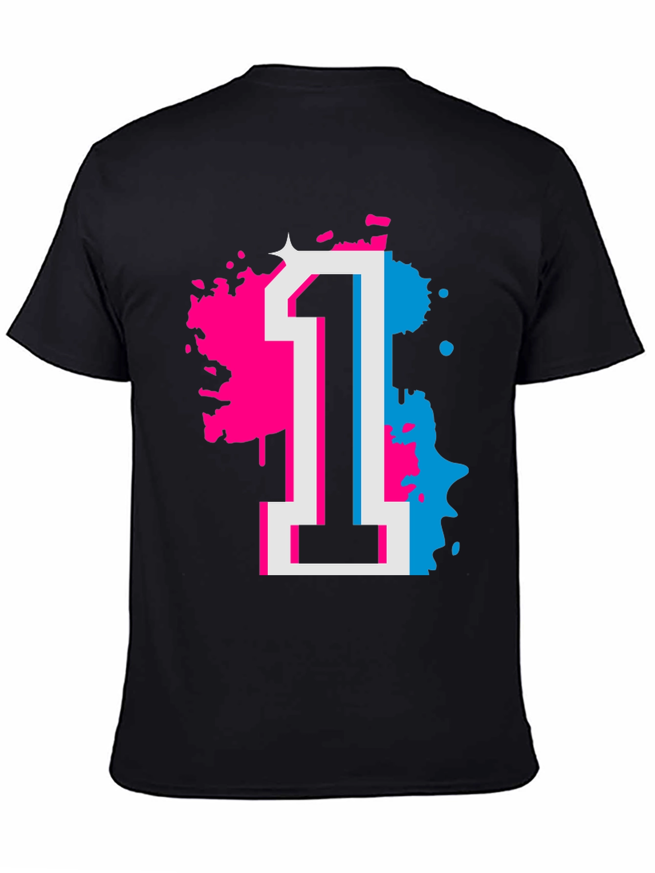 Number 1 Graphic Tee - Retro Style Shirt