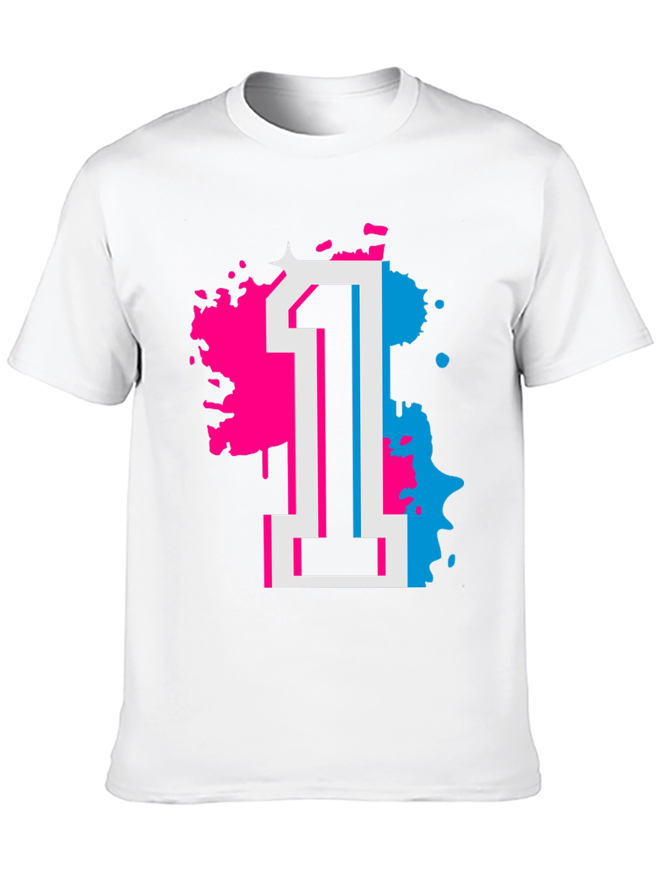 Number 1 Graphic Tee - Retro Style Shirt