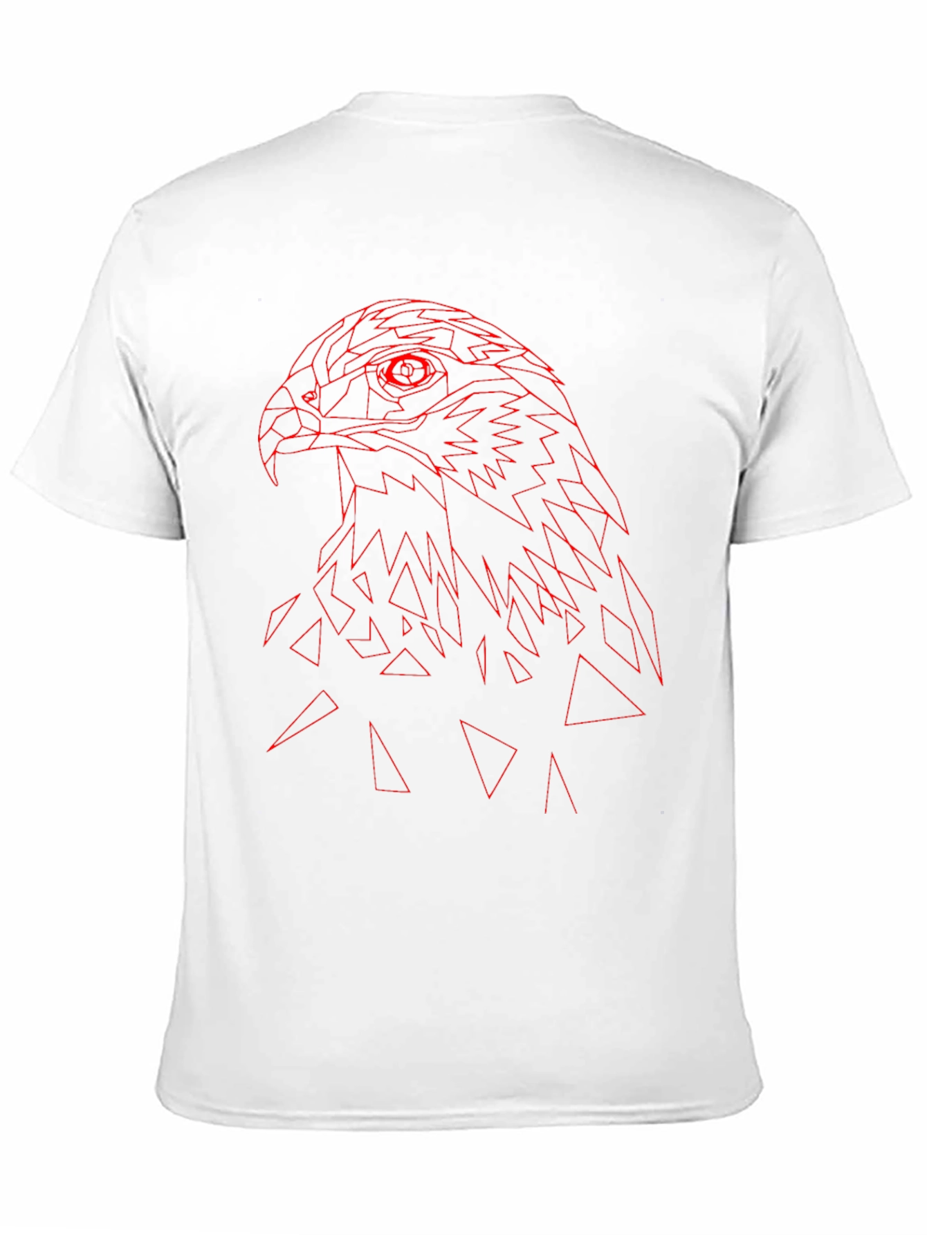 Geometric Hawk T-Shirt - Modern Graphic Tee