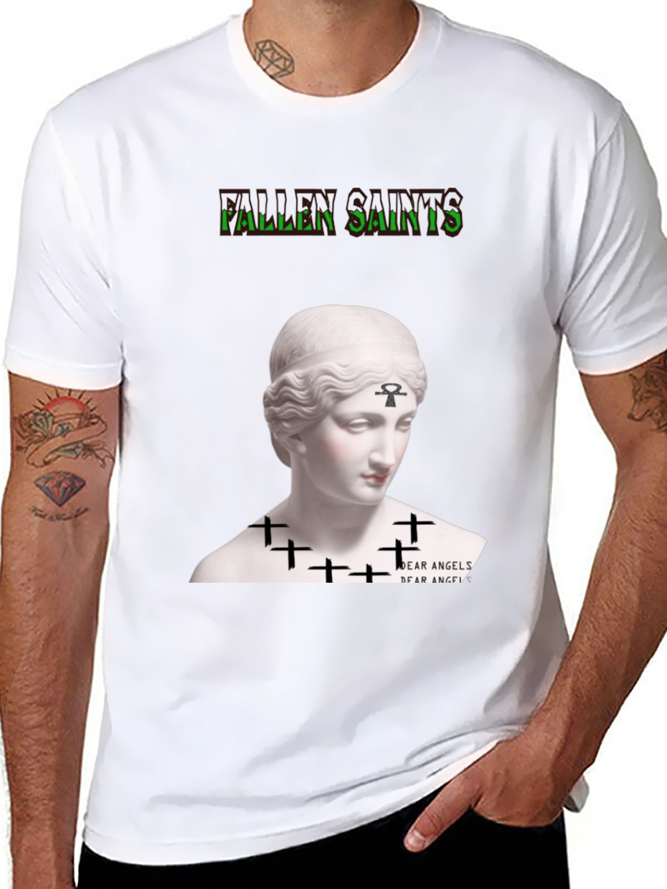 Fallen Saints Graphic T-Shirt - Trendy Streetwear