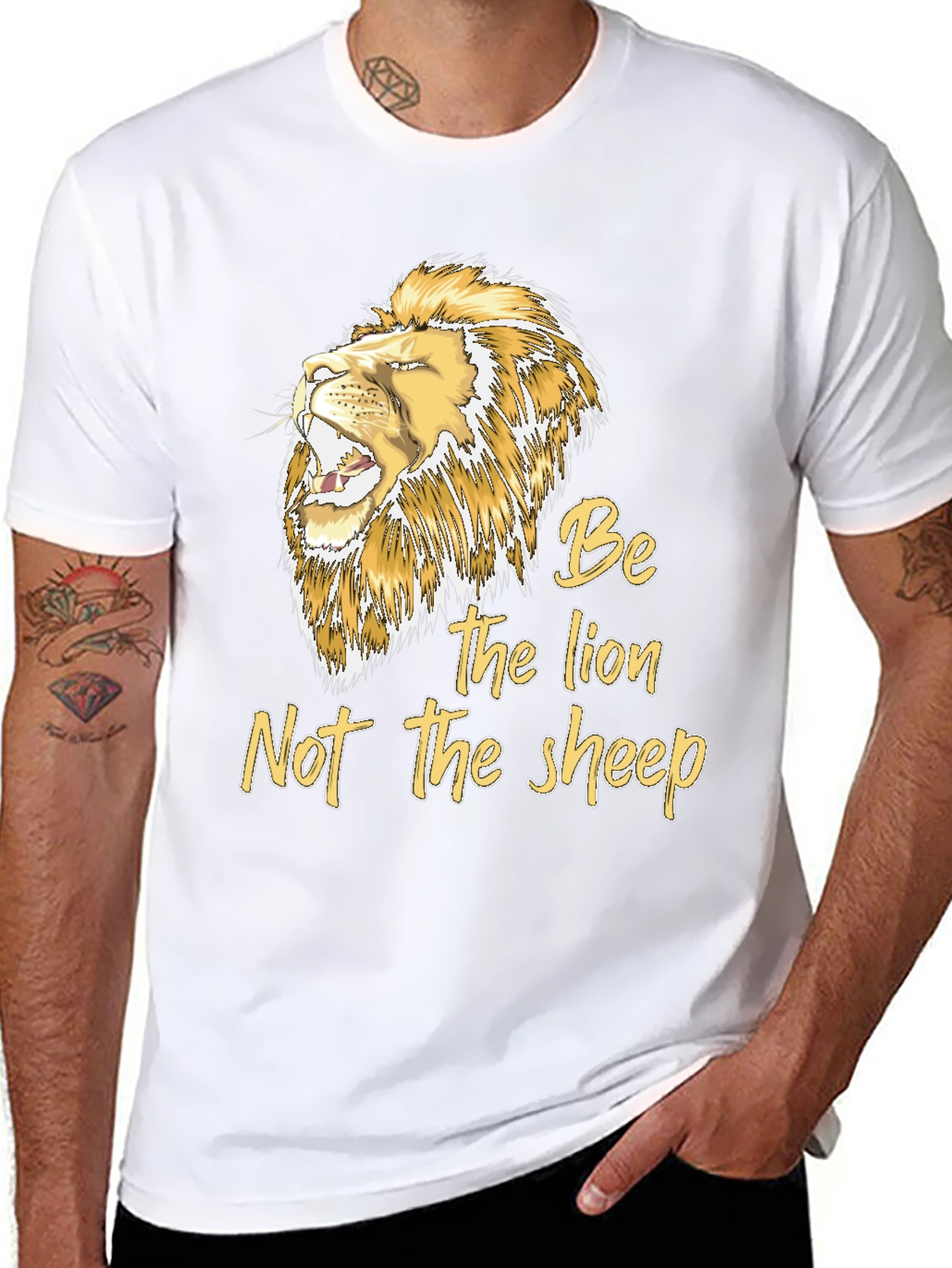 Be The Lion T-Shirt - Motivational Graphic Tee