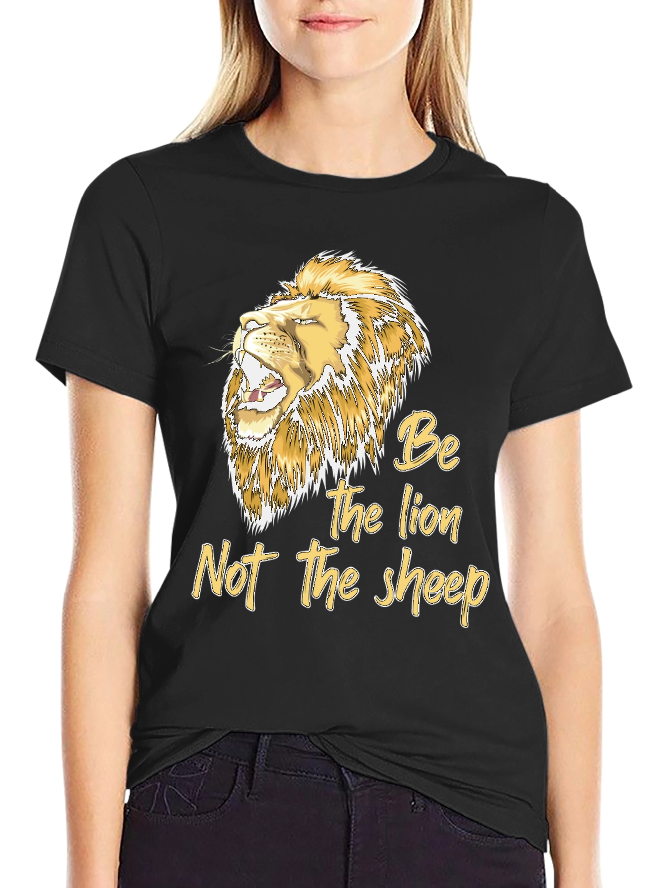 Be The Lion T-Shirt - Motivational Graphic Tee