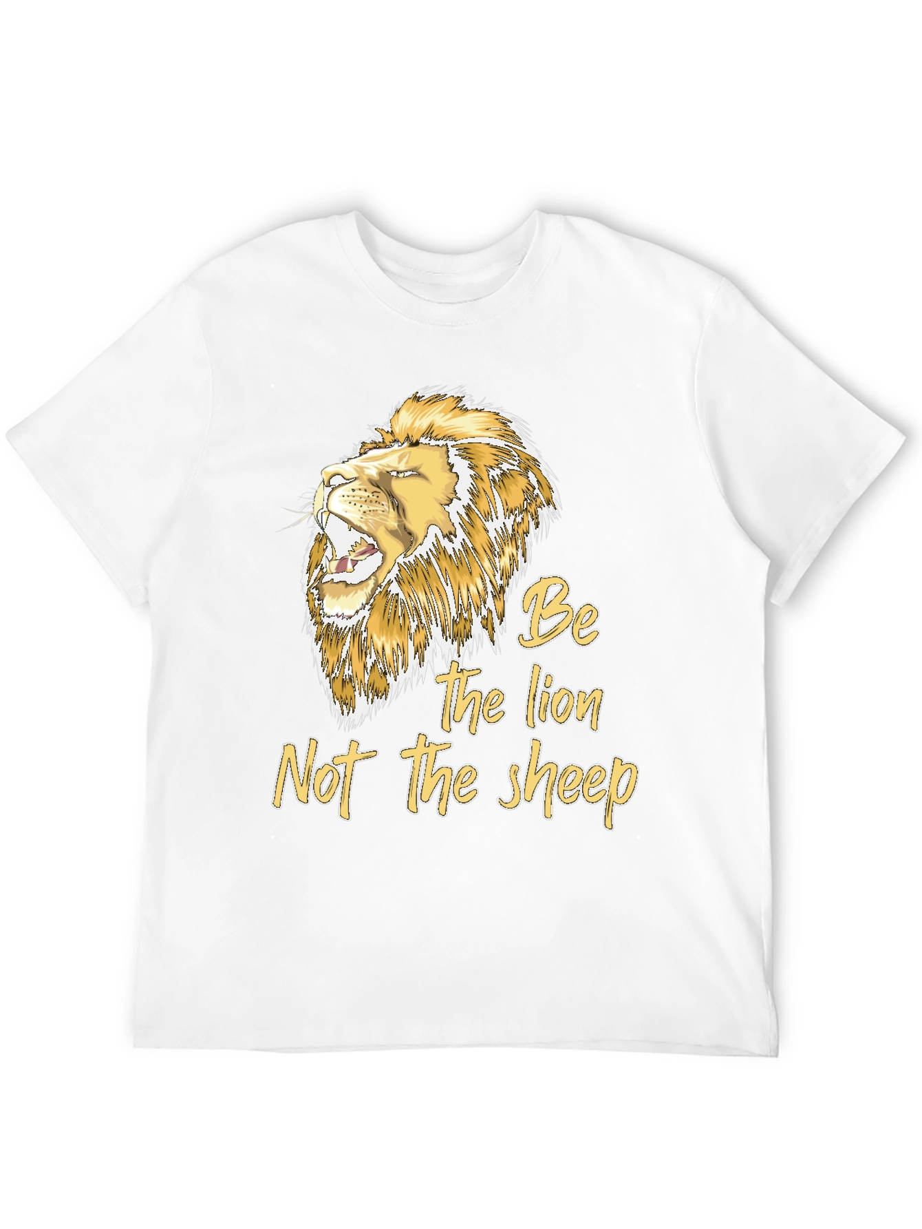 Be The Lion T-Shirt - Motivational Graphic Tee