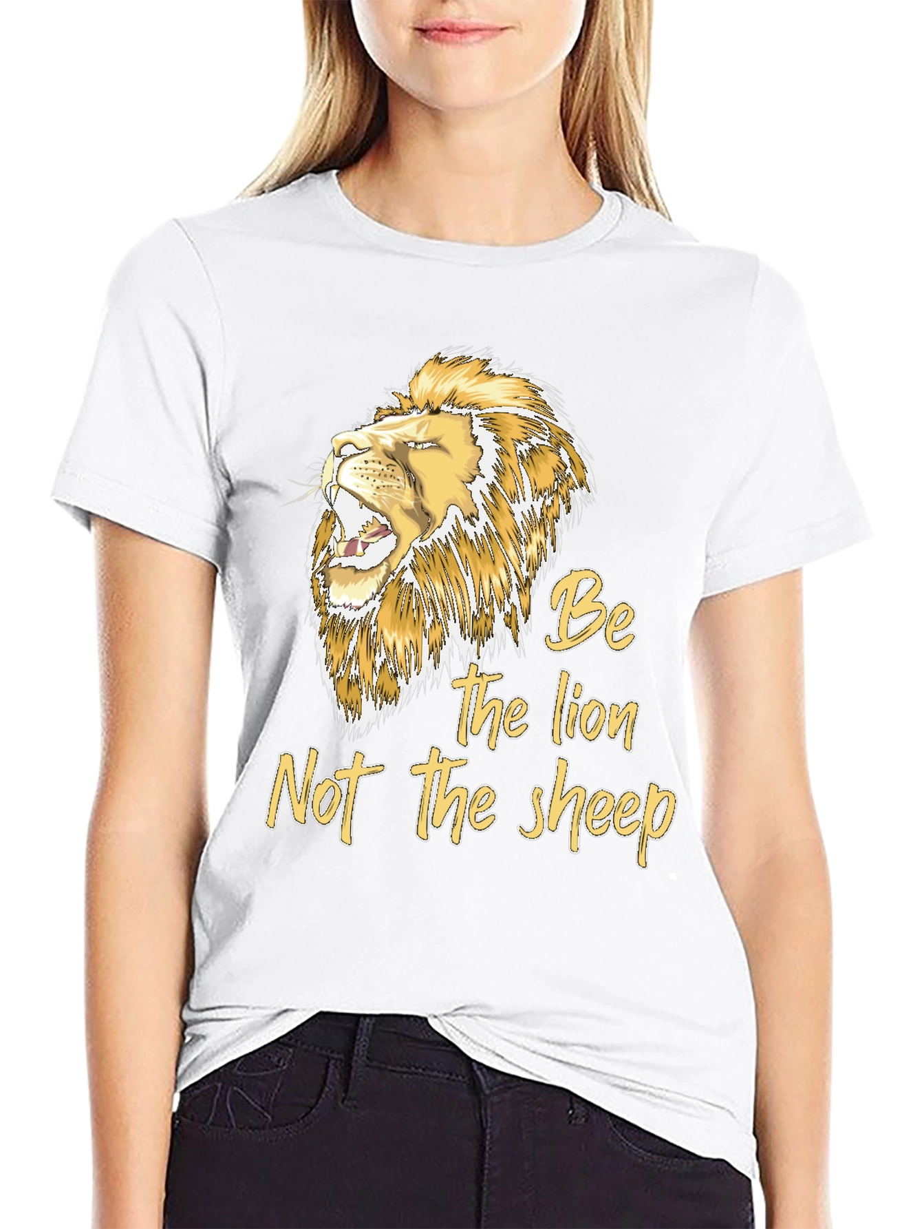 Be The Lion T-Shirt - Motivational Graphic Tee