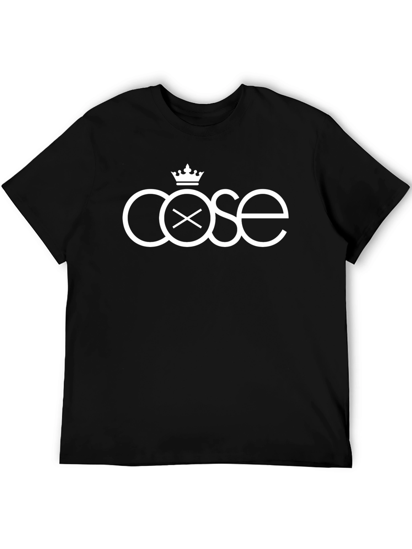Cose Graphic Tee - Crown Logo - Black