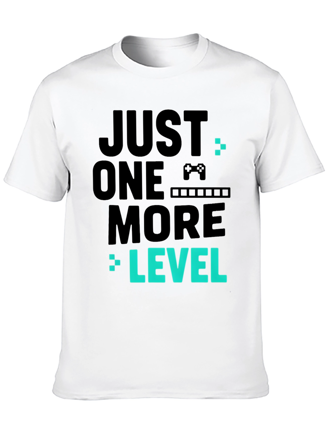 Just One More Level Black Gaming T-Shirt
