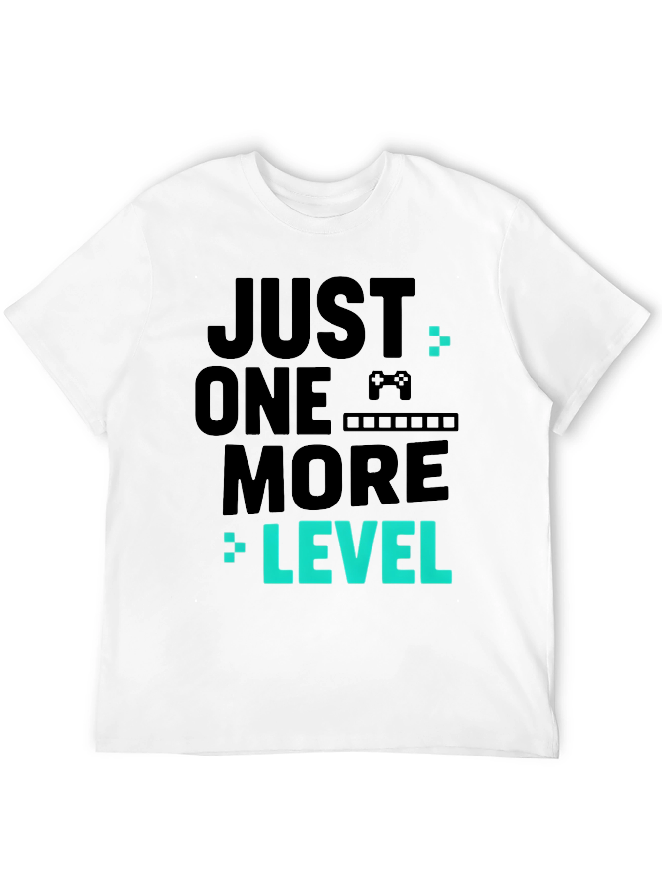 Just One More Level Black Gaming T-Shirt