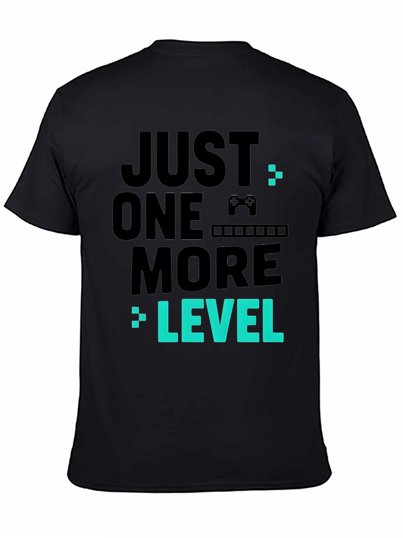 Just One More Level Black Gaming T-Shirt