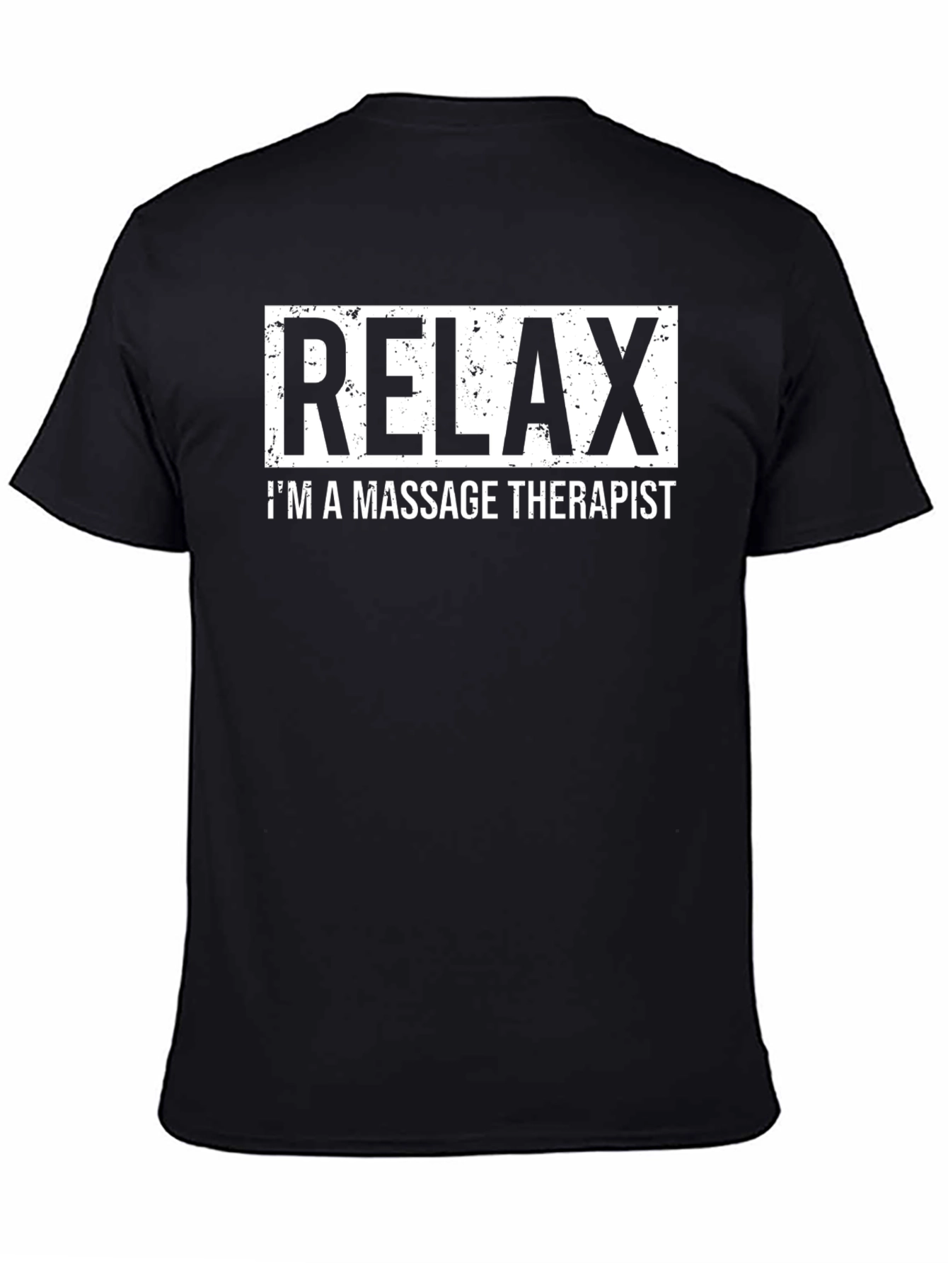 Relax Massage Therapist T-Shirt - Black