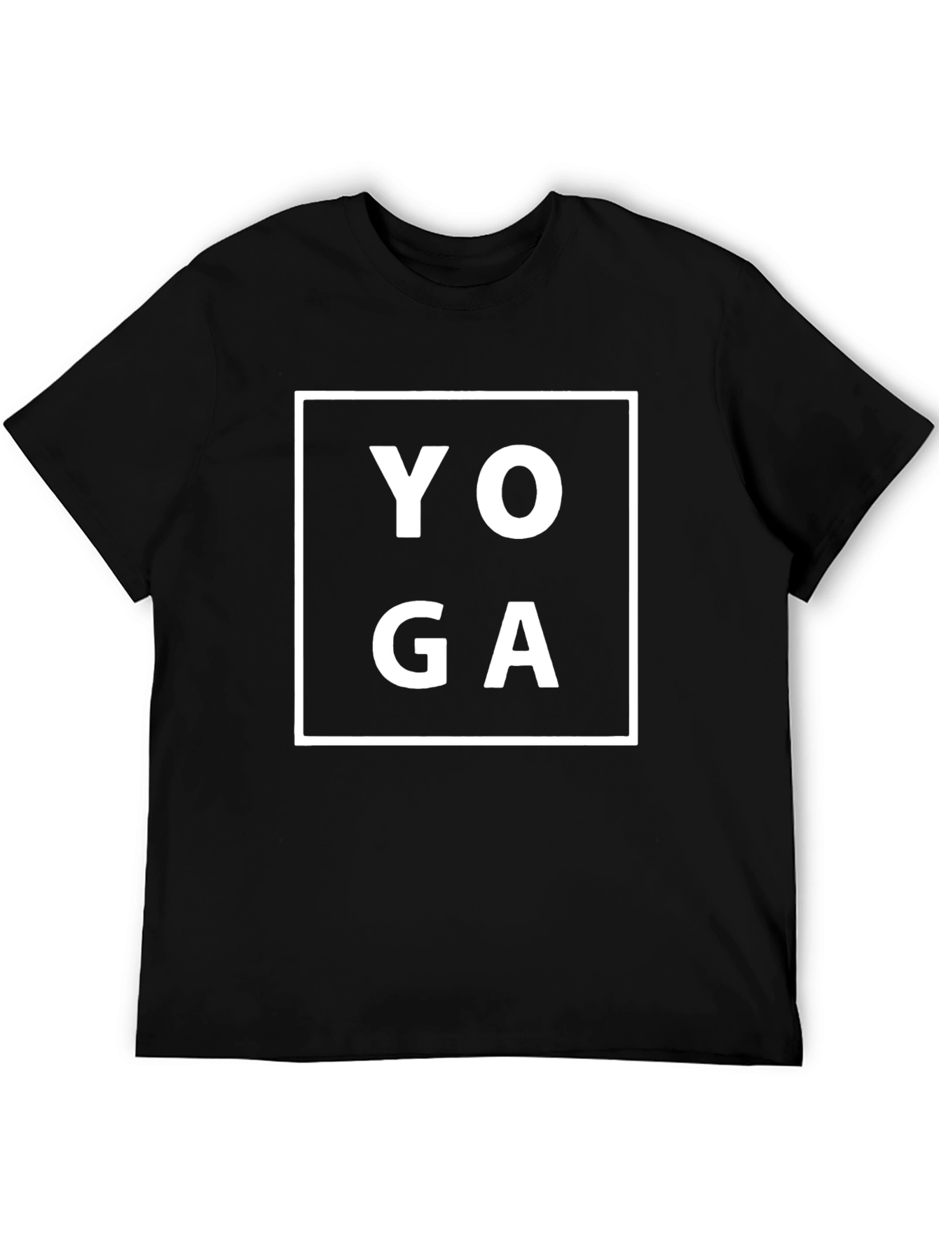 Yoga Black T-Shirt for Men