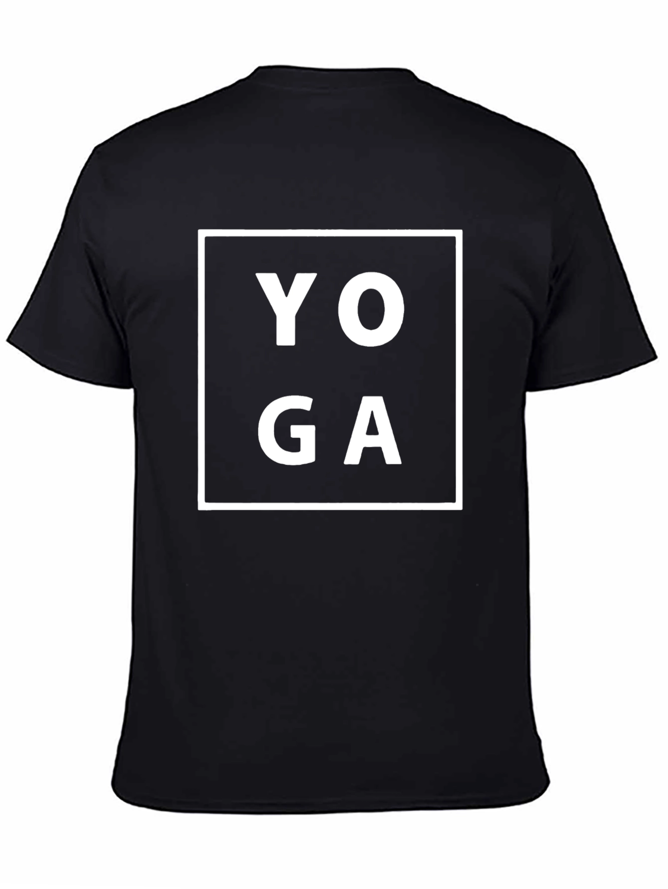 Yoga Black T-Shirt for Men