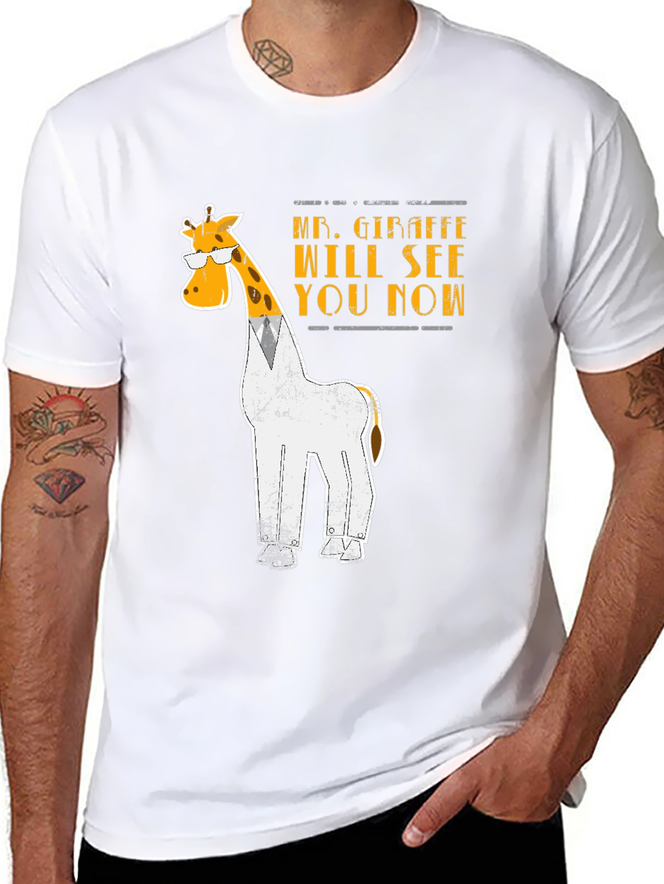 Mr. Giraffe Will See You Now T-Shirt