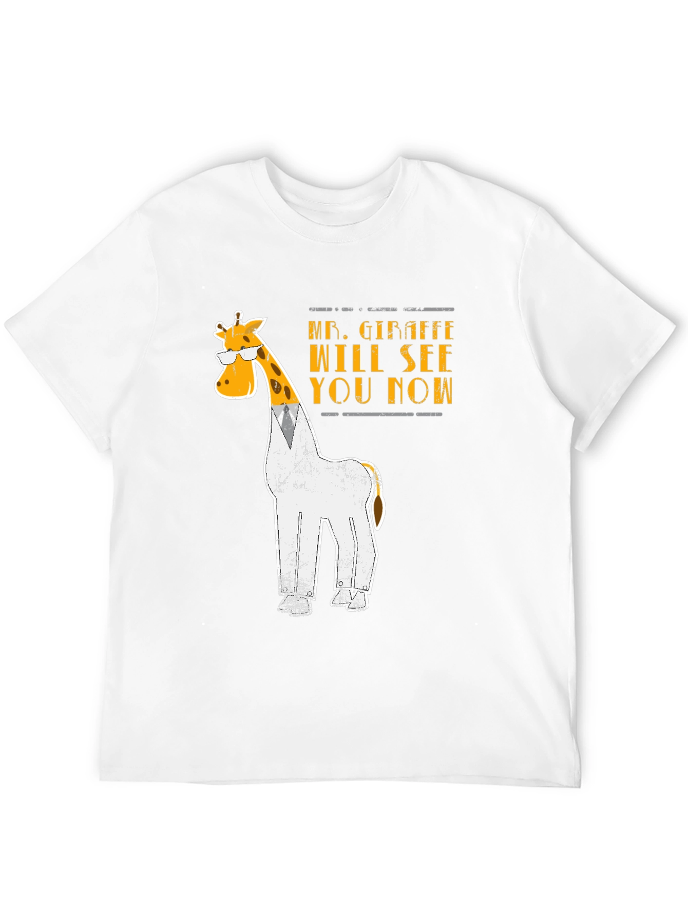Mr. Giraffe Will See You Now T-Shirt